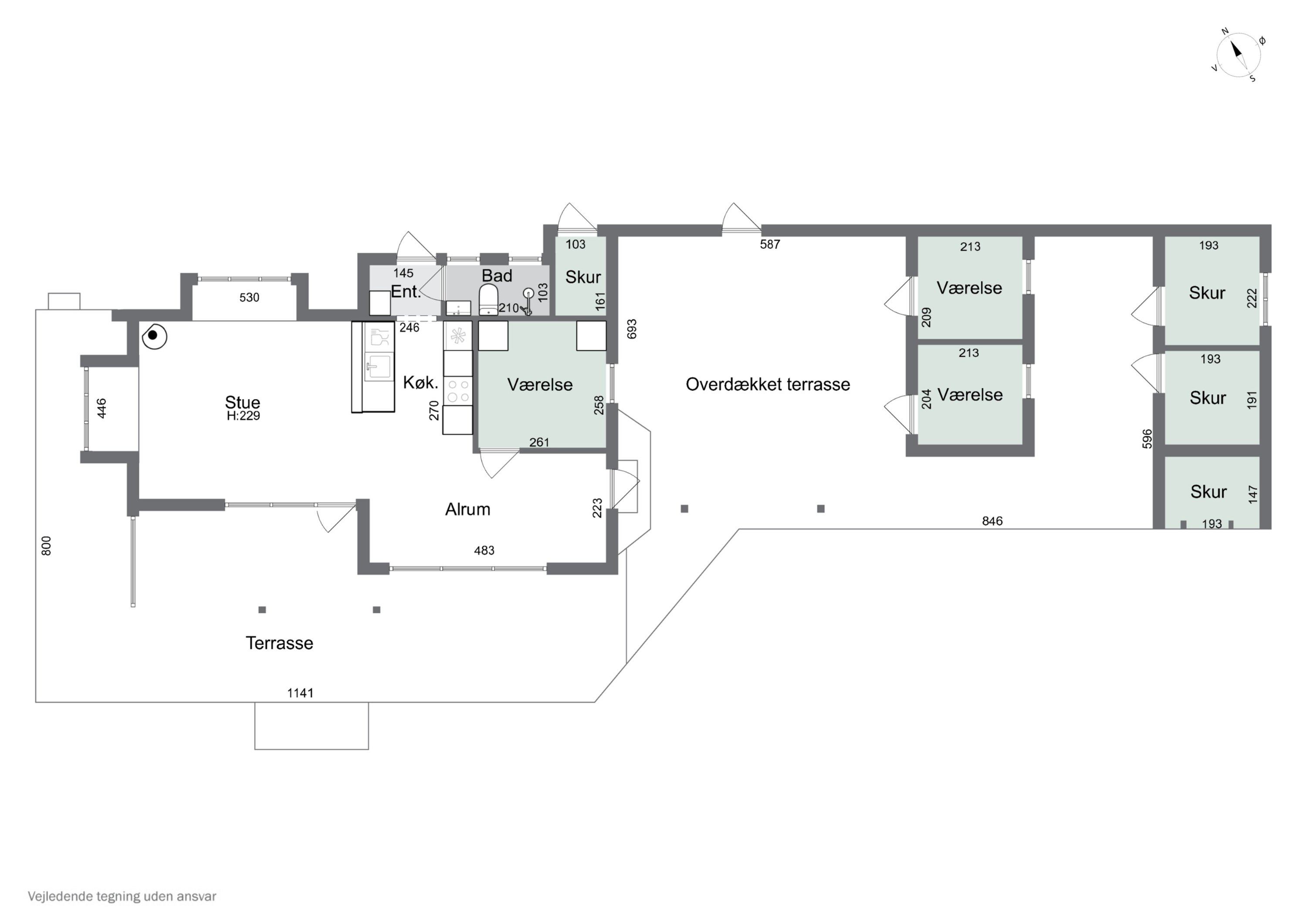 Plantegninger billede af Mogens Heeringsvej 1, Vig Lyng, 4560 Vig