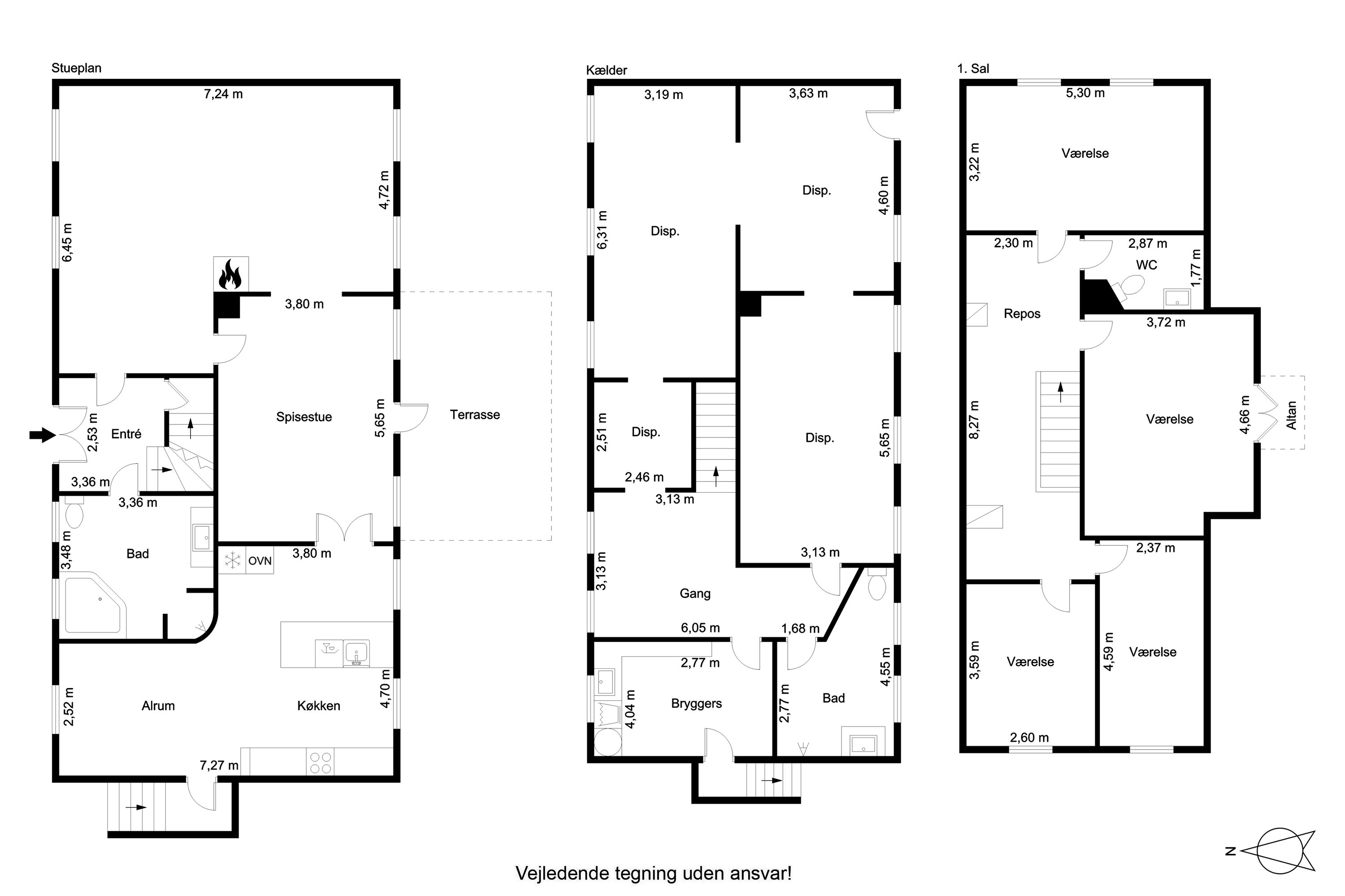 Plantegninger billede af Svoldrupvej 135, Vestrup, 9600 Aars