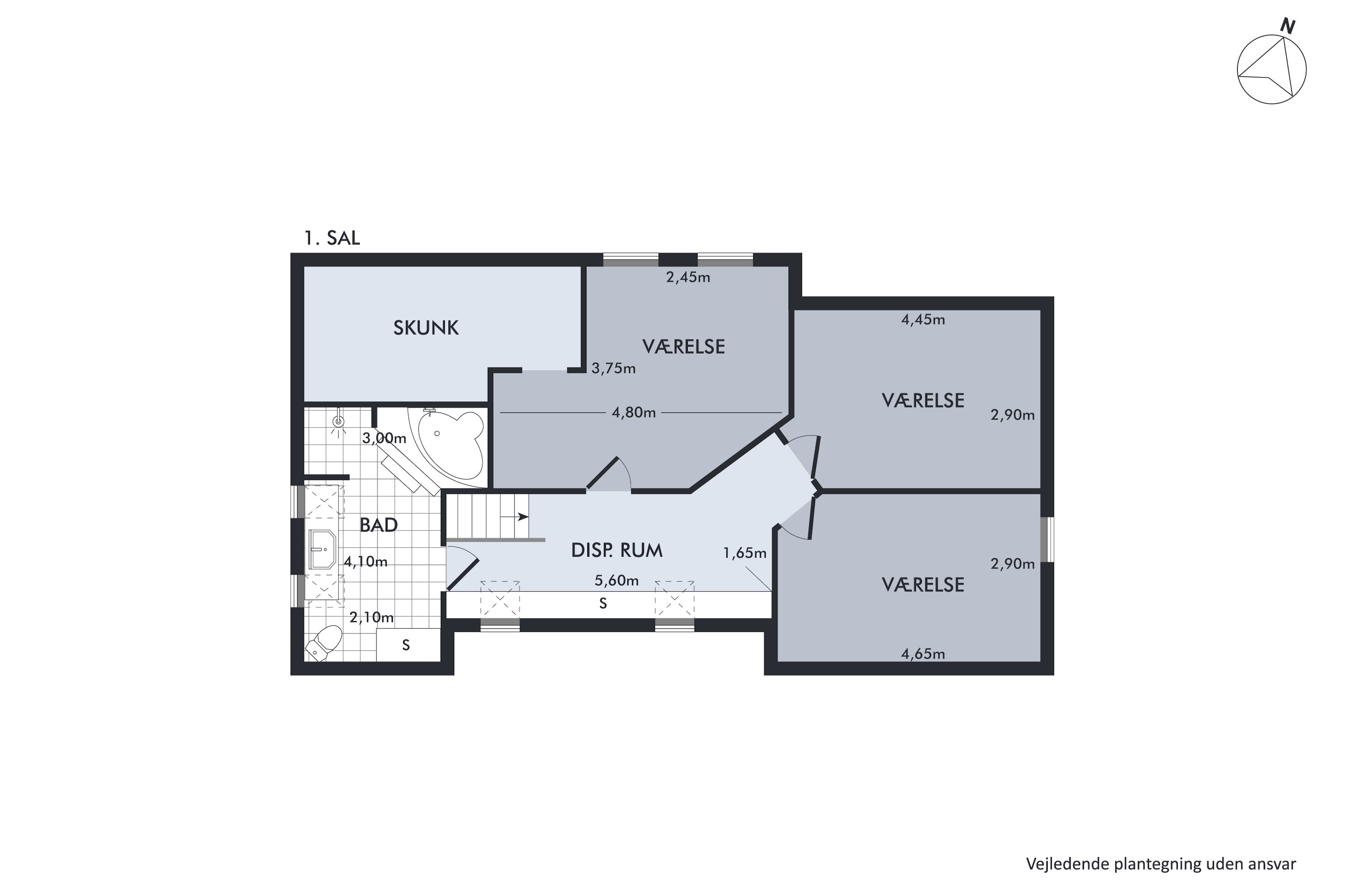 Plantegninger billede af Mjels Brovej 70, 9230 Svenstrup J