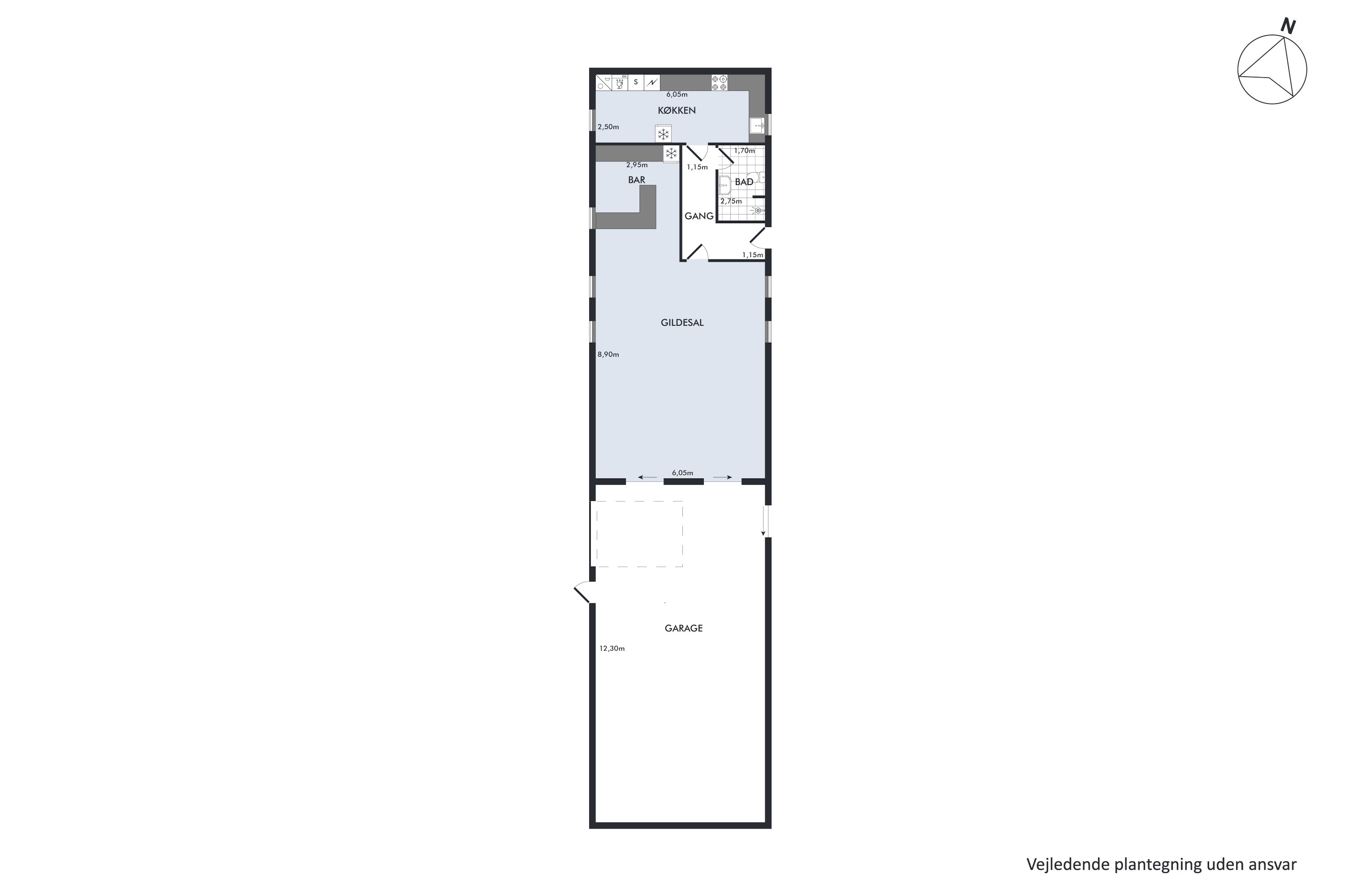 Plantegninger billede af Mjels Brovej 70, 9230 Svenstrup J