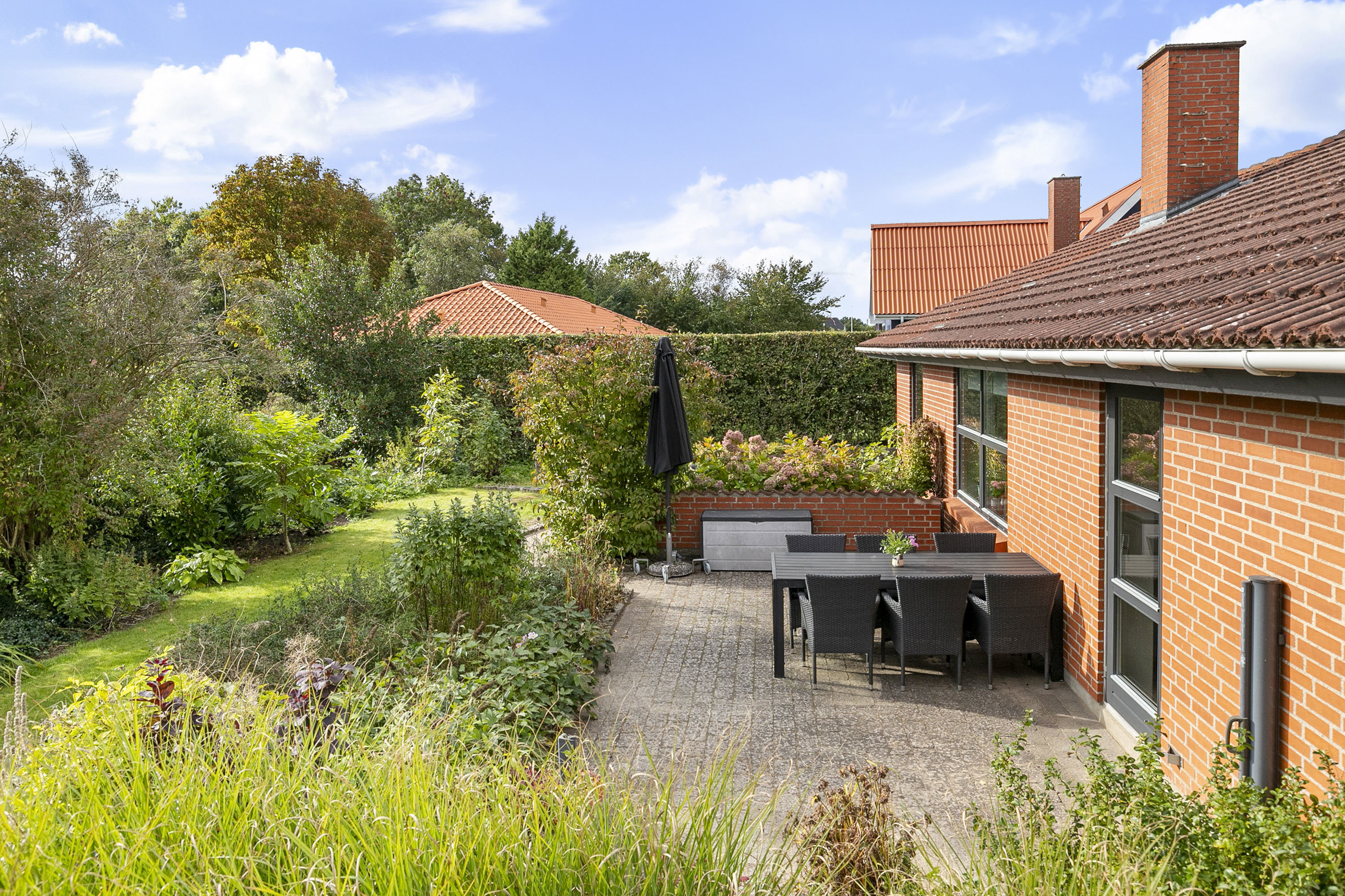 Fremhævet terrasse billede i fuldskærmstilstand. Billede af Storebæltsvej 12, 9700 Brønderslev