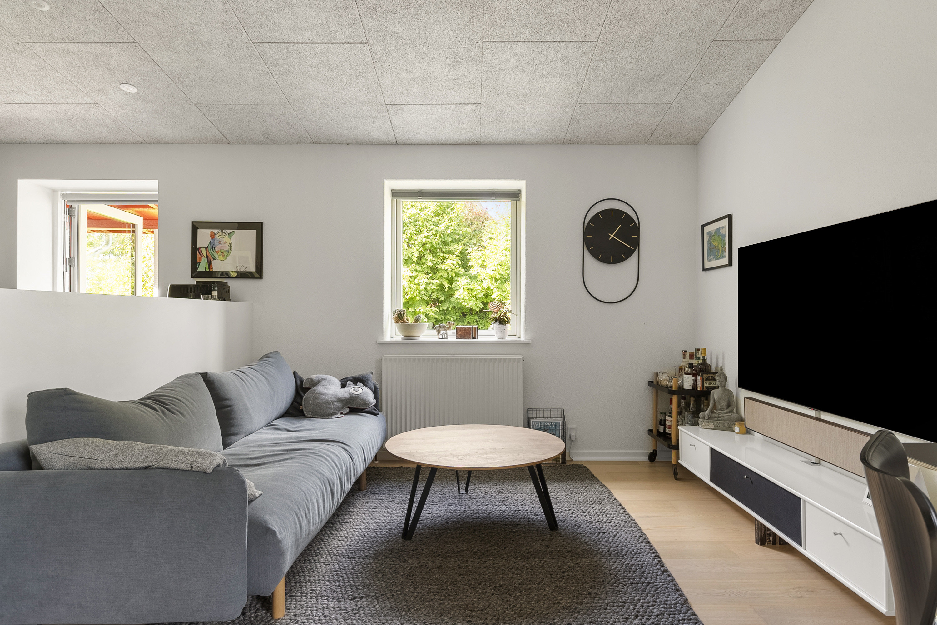 Fremhævet stue billede i fuldskærmstilstand. Billede af Hørretvej 25A, st.. 4., 8320 Mårslet