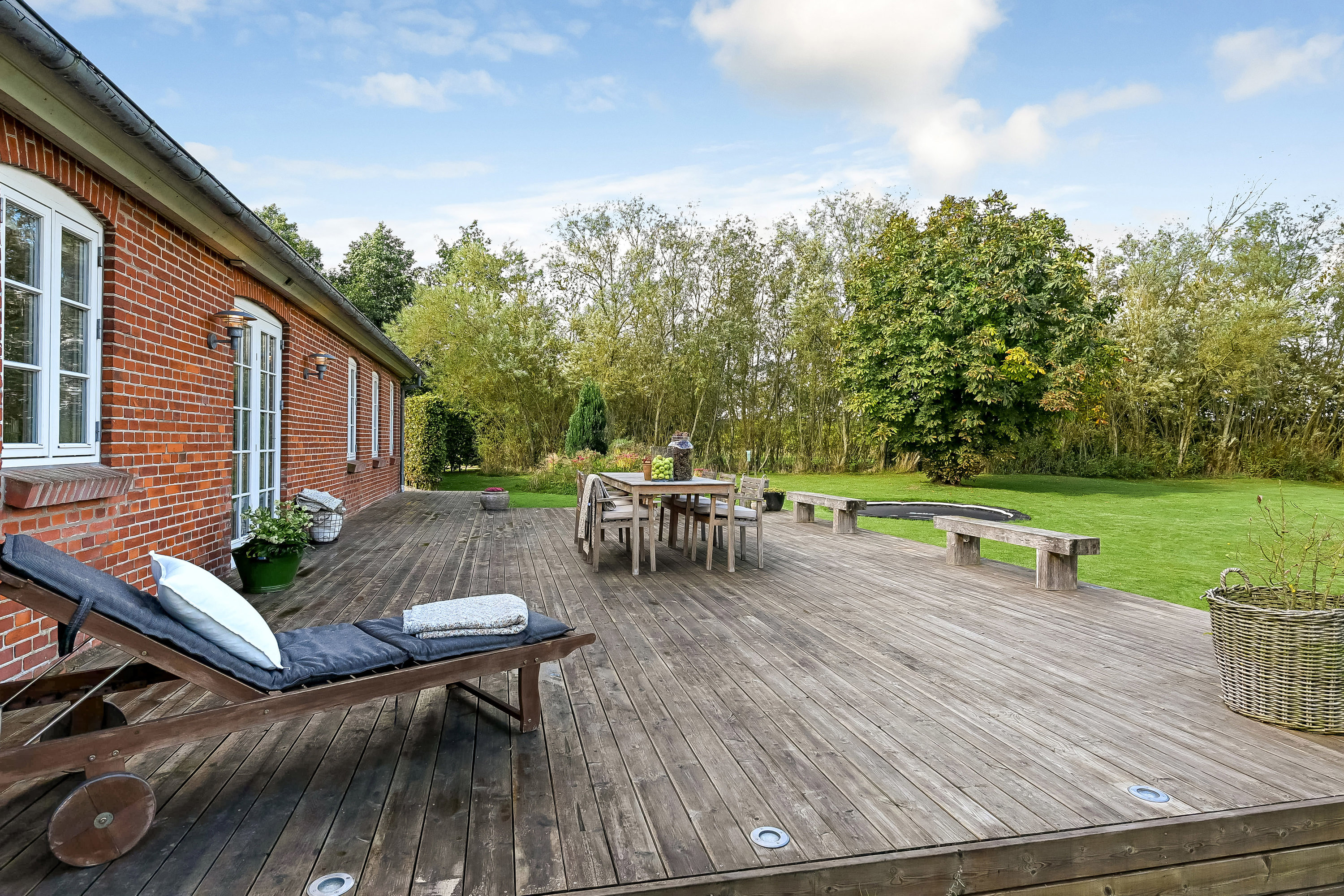 Fremhævet terrasse billede i fuldskærmstilstand. Billede af Agergårdvej 10, Vejrum, 7600 Struer