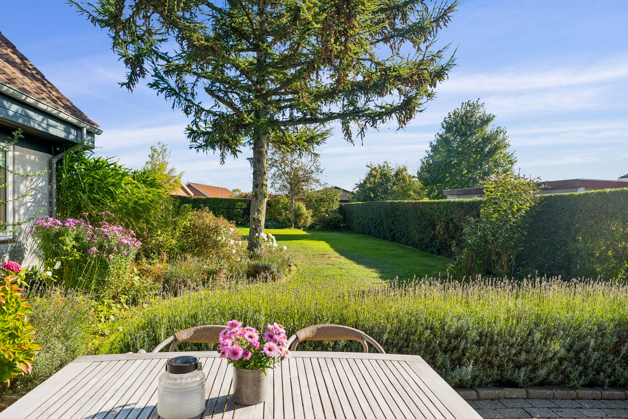 Fremhævet terrasse billede i fuldskærmstilstand. Billede af Demstrupvej 54, 8930 Randers NØ