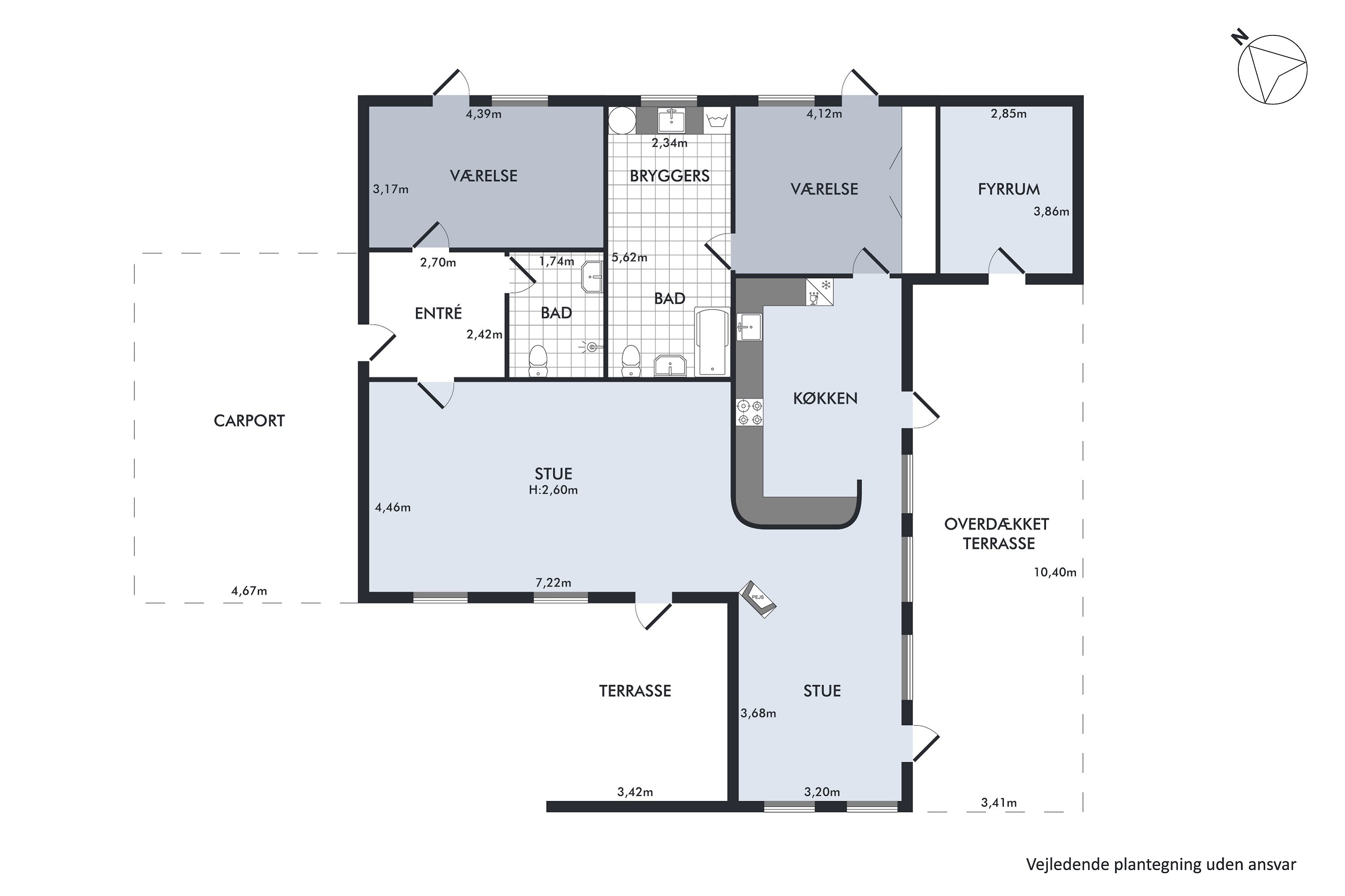 Plantegninger billede af Bredekærs Vænge 211, 2635 Ishøj