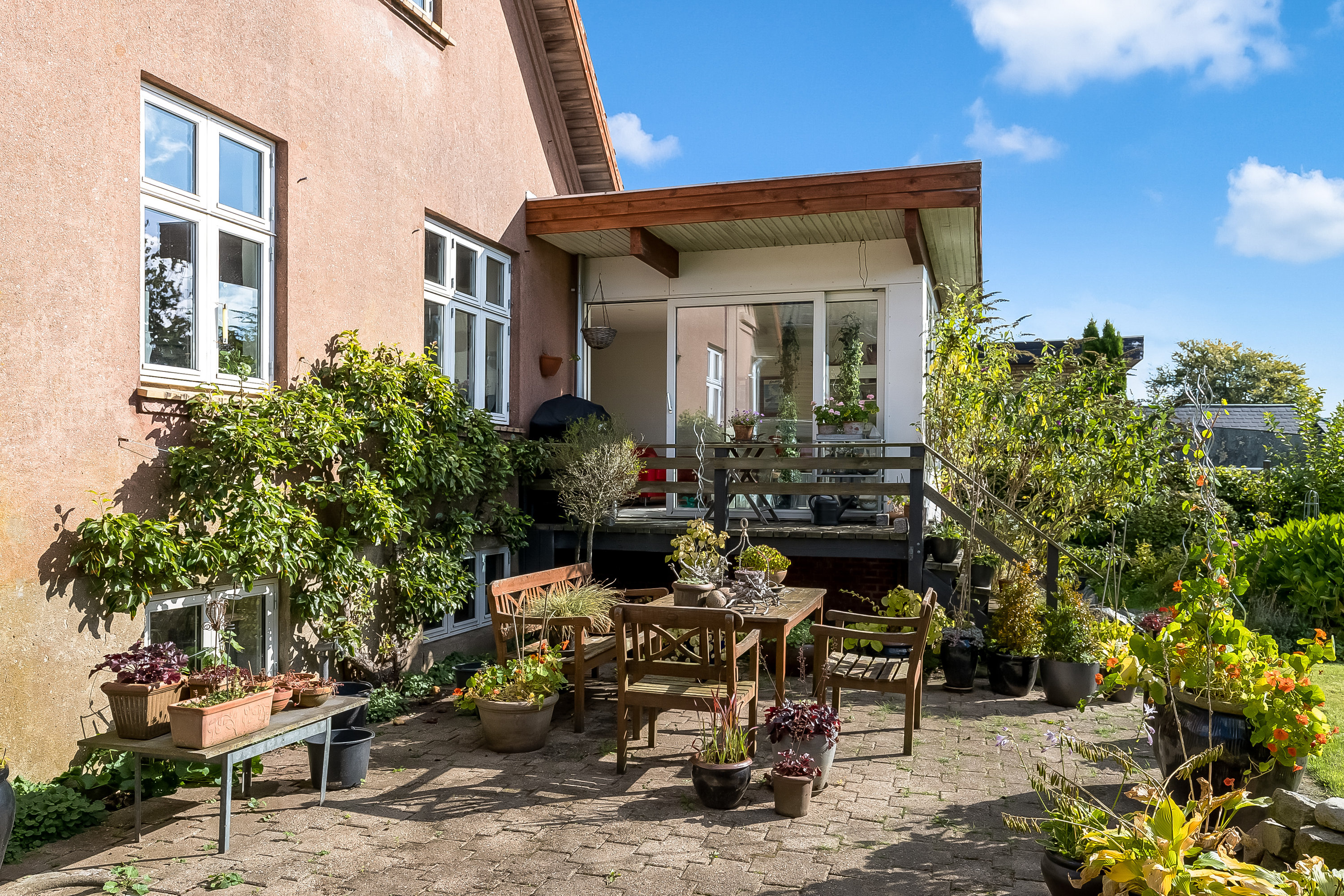 Fremhævet terrasse billede i fuldskærmstilstand. Billede af Hostrupsvej 10, 6000 Kolding