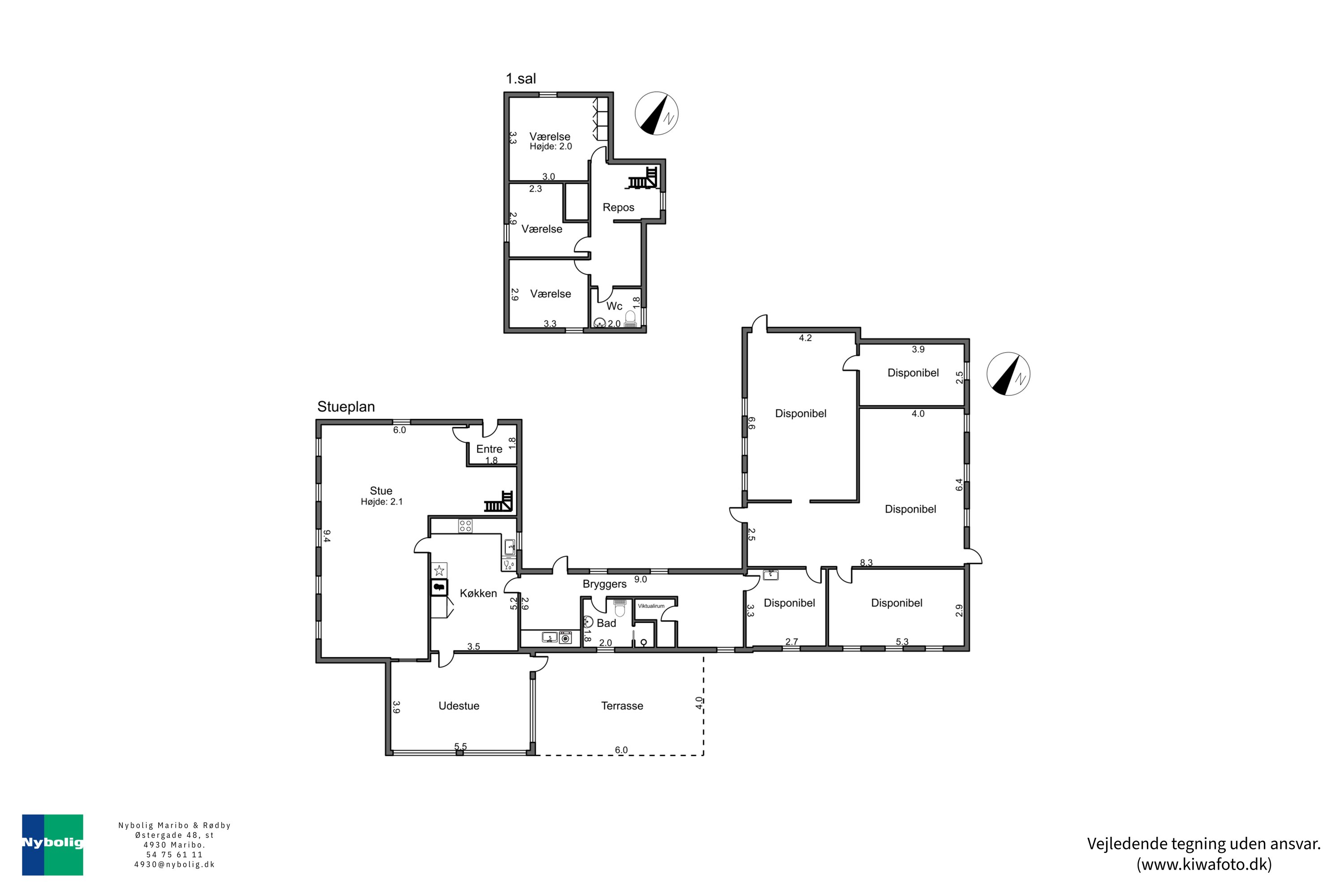 Plantegninger billede af Sognevejen 6, Olstrup, 4895 Errindlev