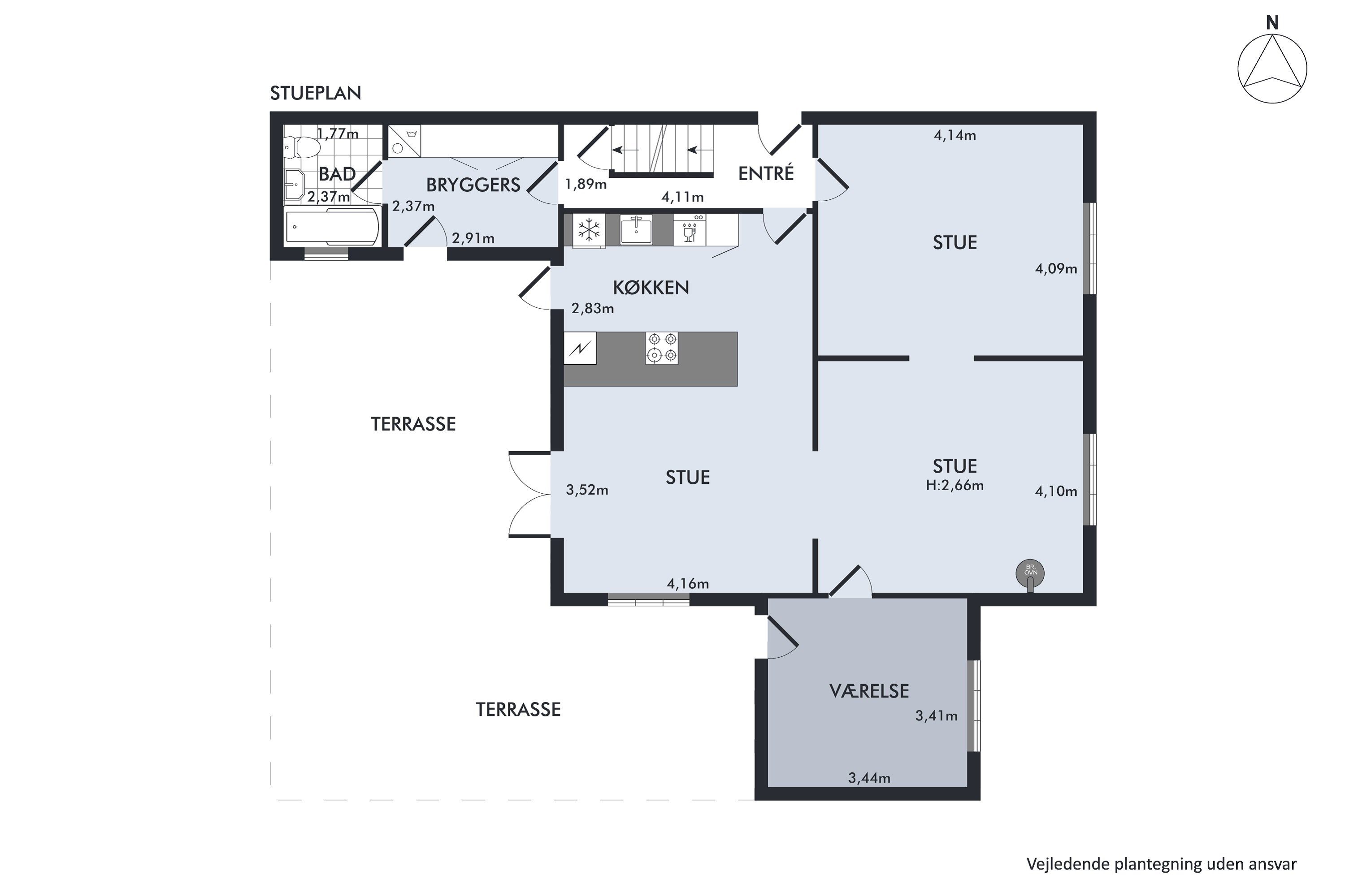 Plantegninger billede af Østerparken 28, 2630 Taastrup