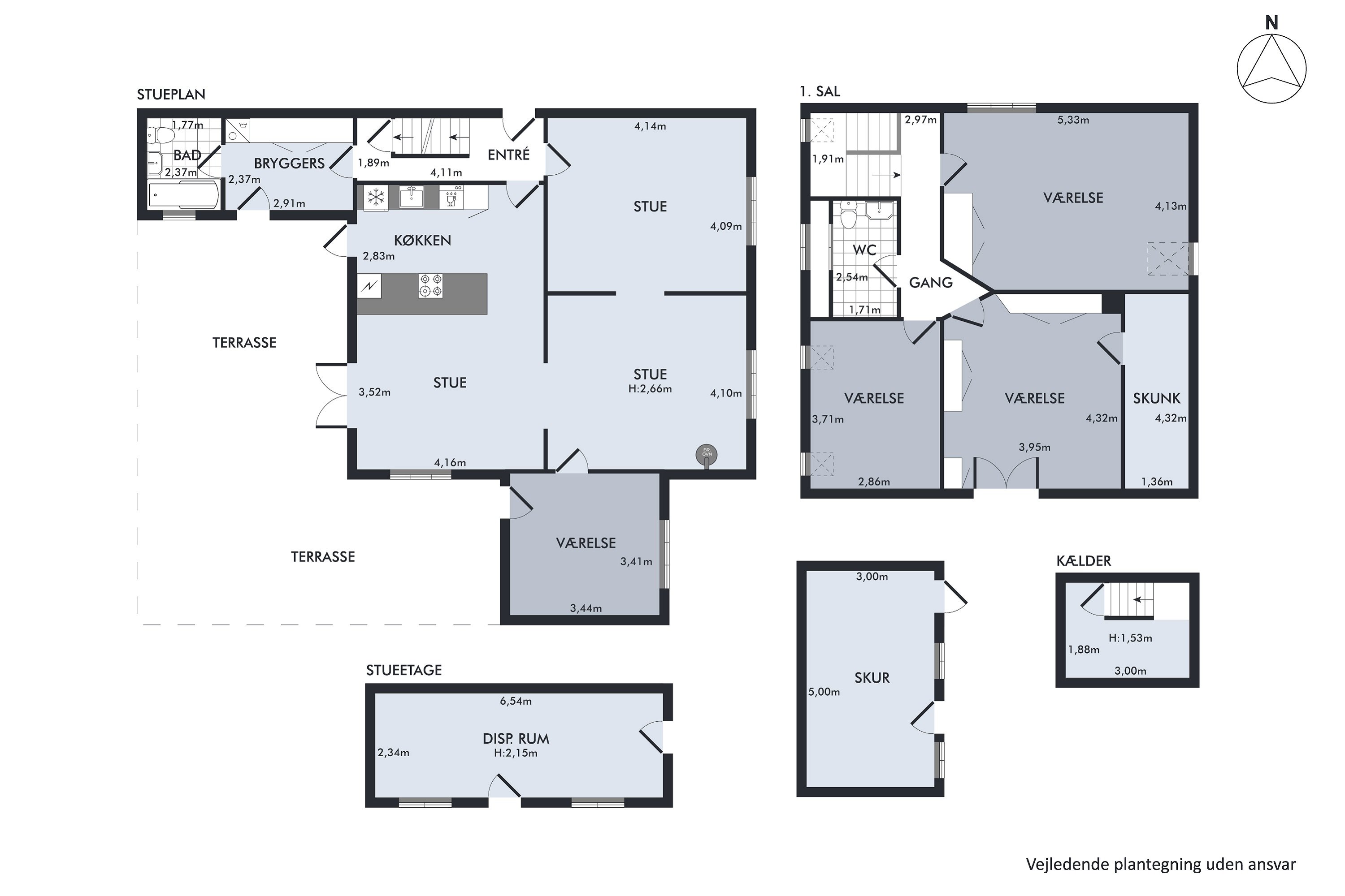 Plantegninger billede af Østerparken 28, 2630 Taastrup