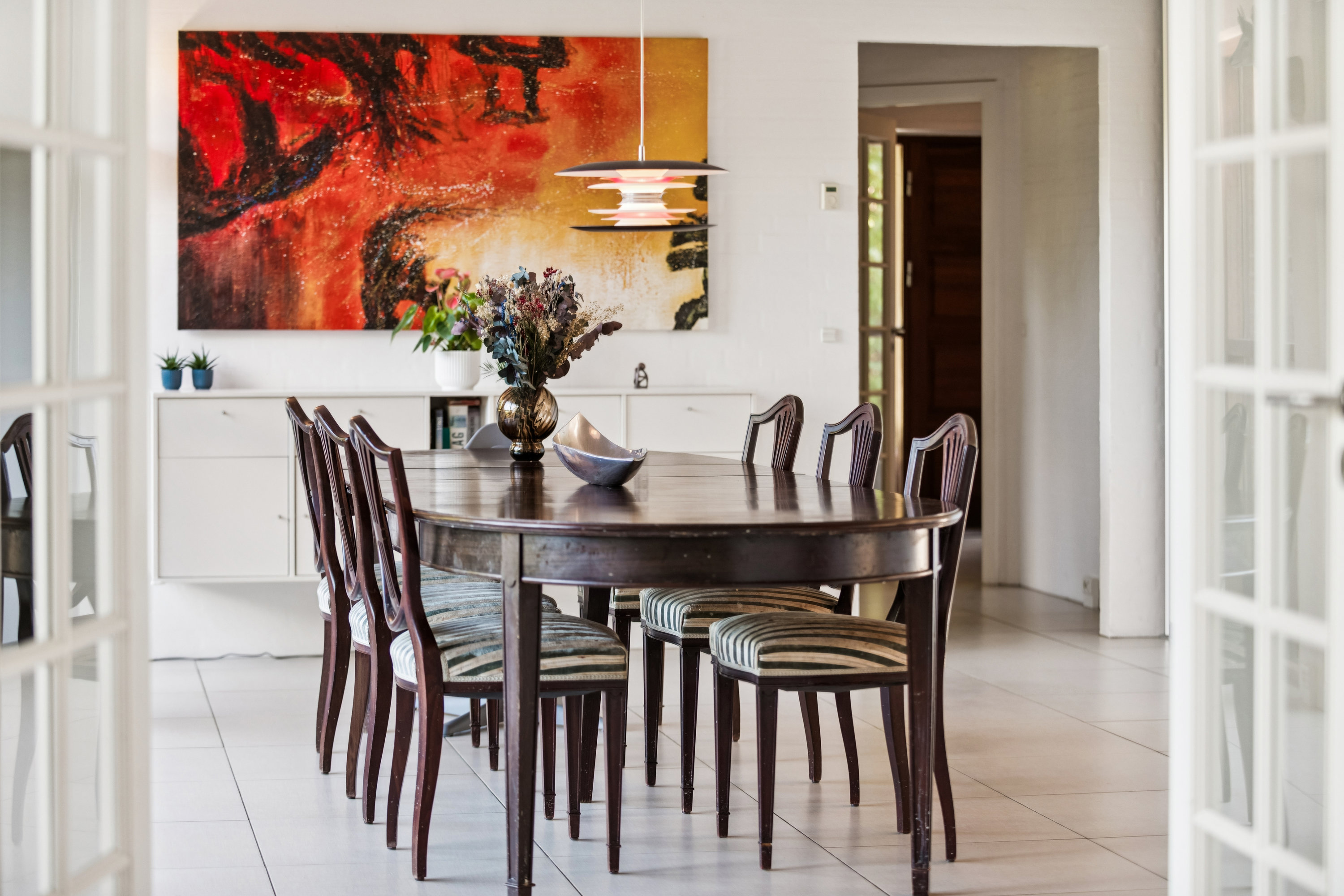 Fremhævet stue billede i fuldskærmstilstand. Billede af Skodshøj 39, Guldbæk, 9530 Støvring