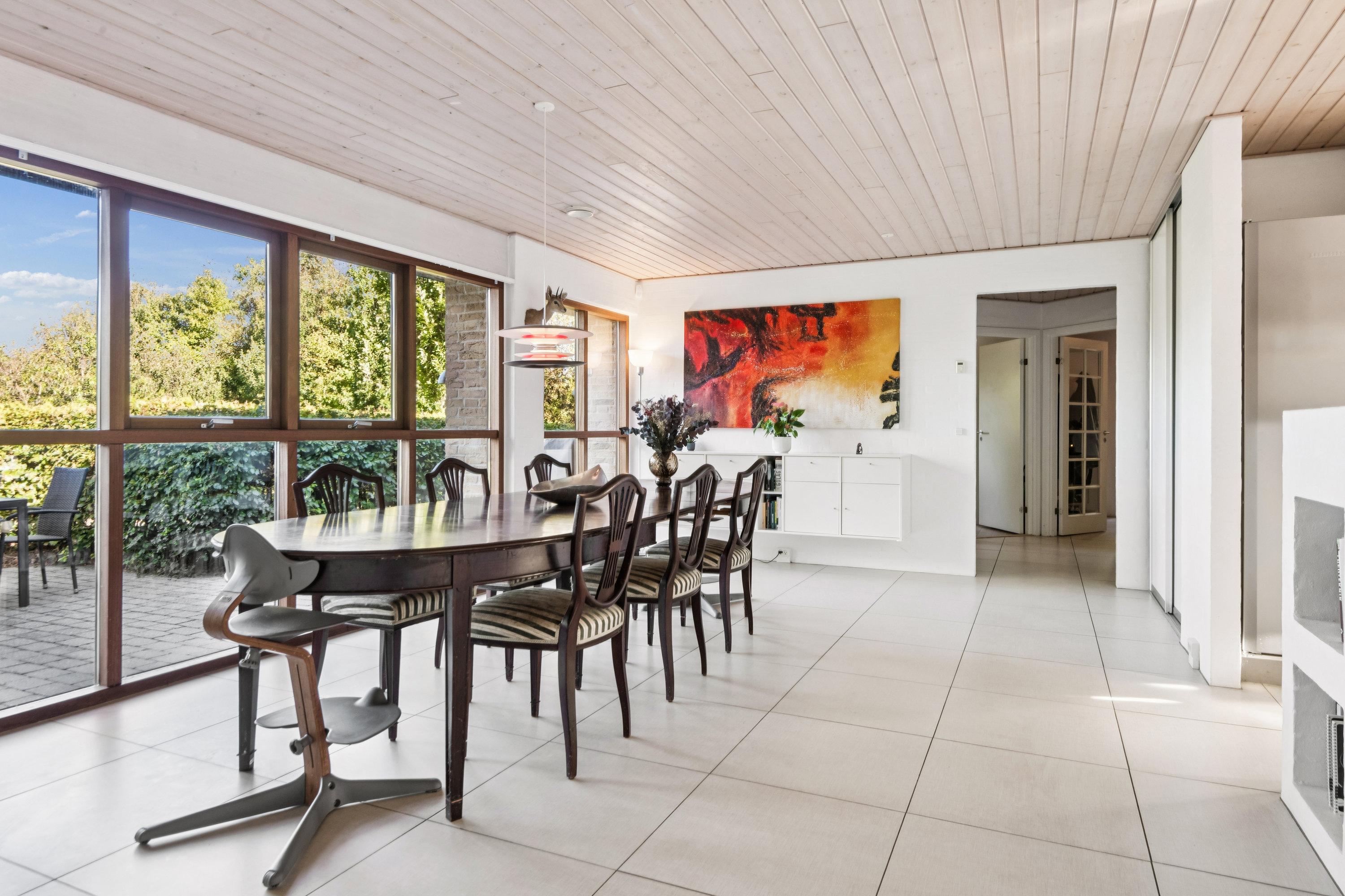 Fremhævet stue billede i fuldskærmstilstand. Billede af Skodshøj 39, Guldbæk, 9530 Støvring