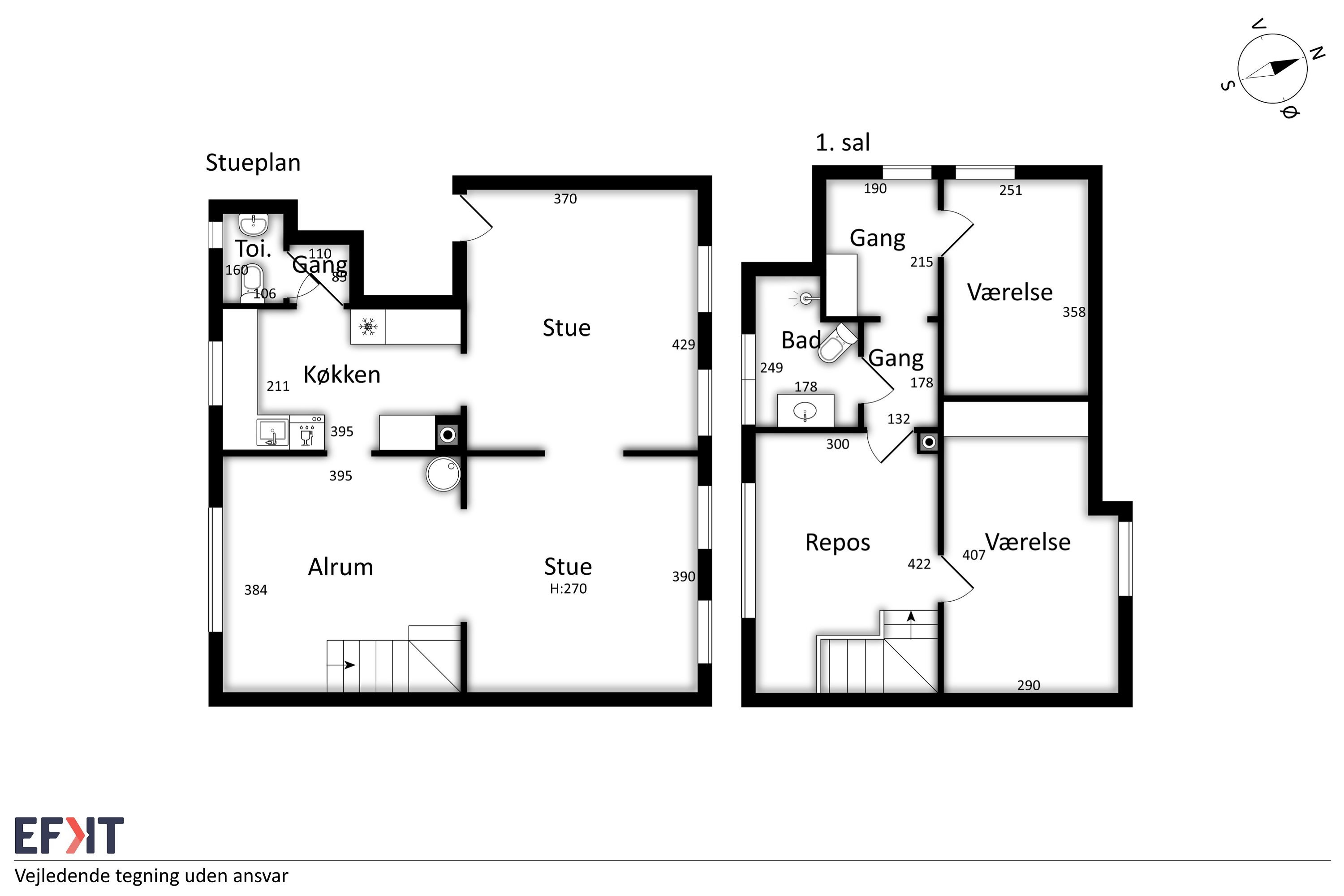 Plantegninger billede af Enggade 5, 1., 7600 Struer