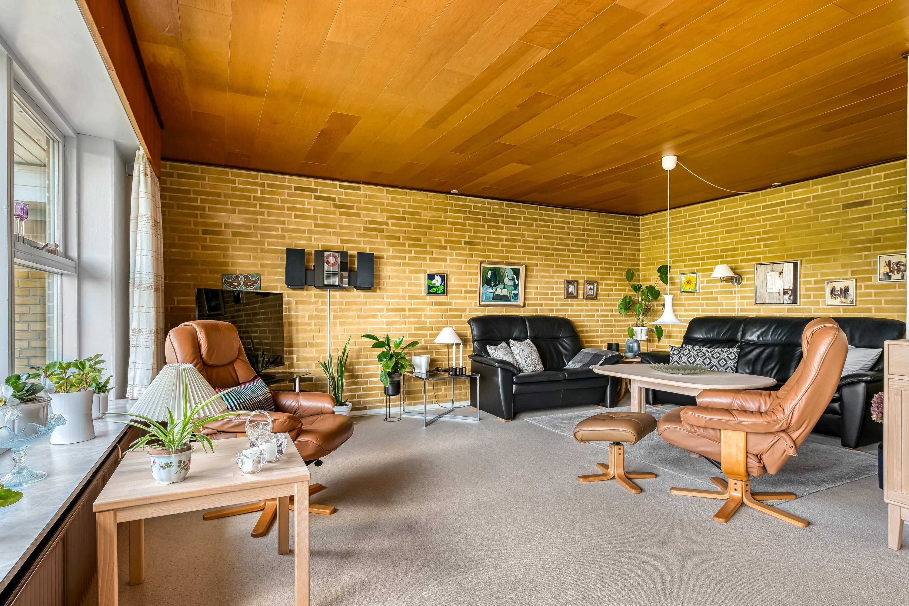 Fremhævet stue billede i fuldskærmstilstand. Billede af Dalbo 68, 7200 Grindsted