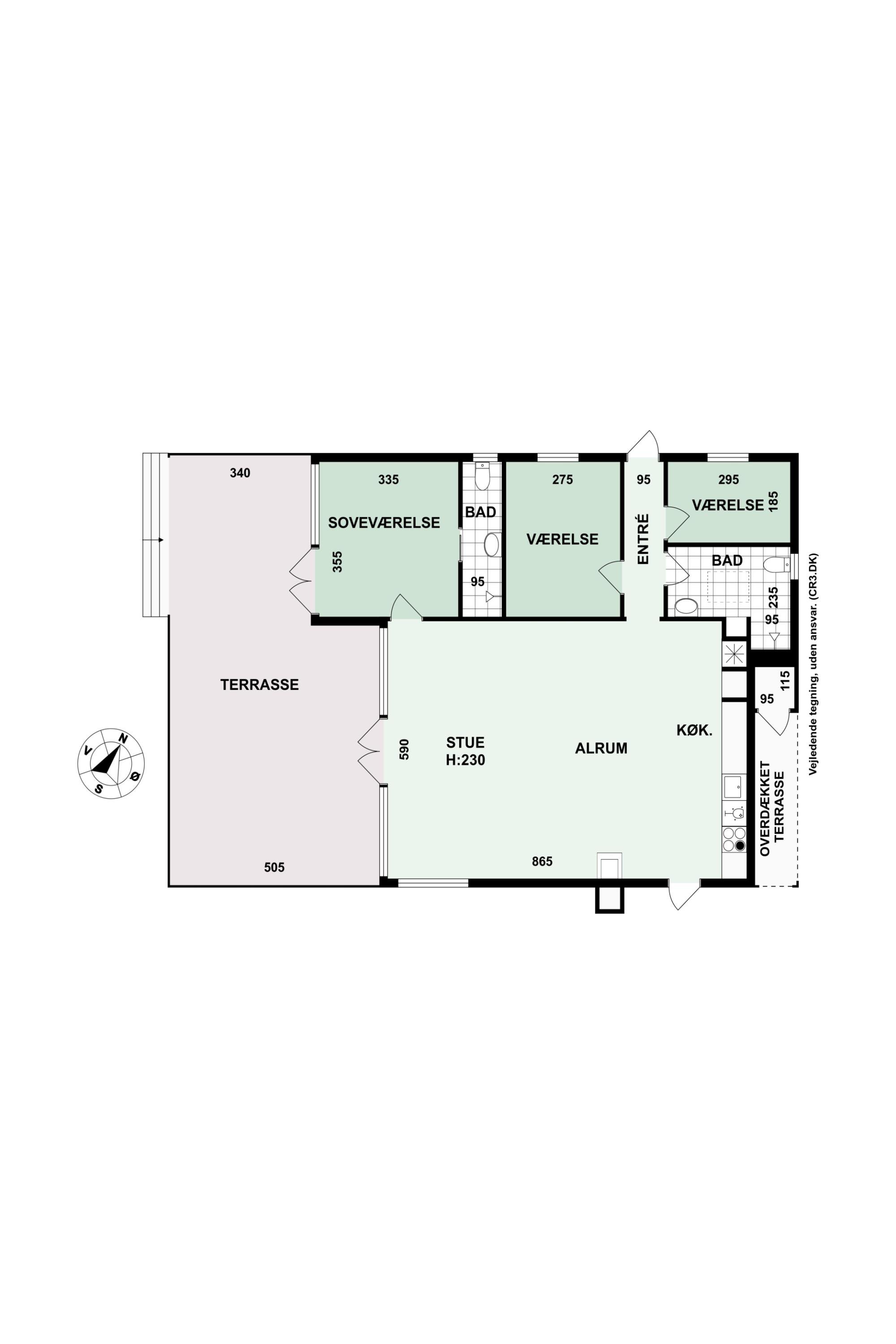 Plantegninger billede af Ledgårdsvej 18, 3100 Hornbæk