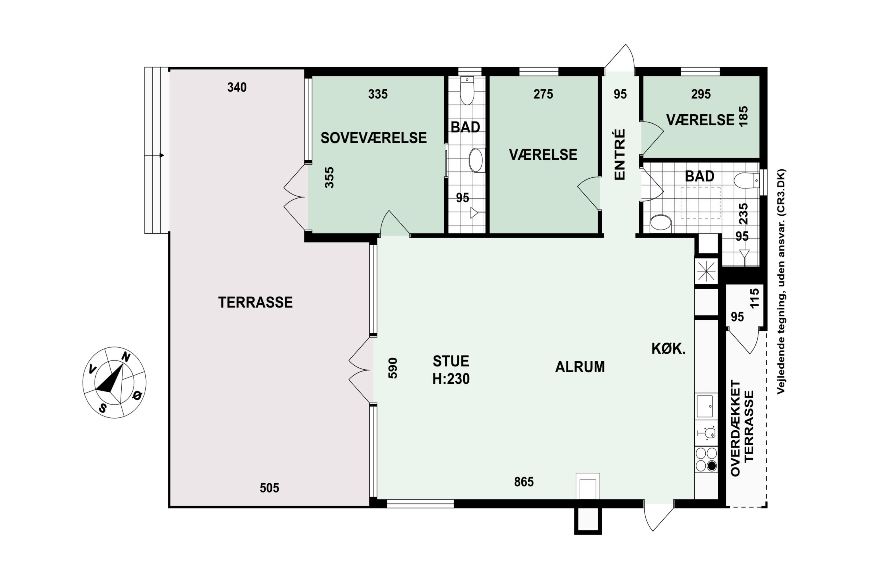 Plantegninger billede af Ledgårdsvej 18, 3100 Hornbæk