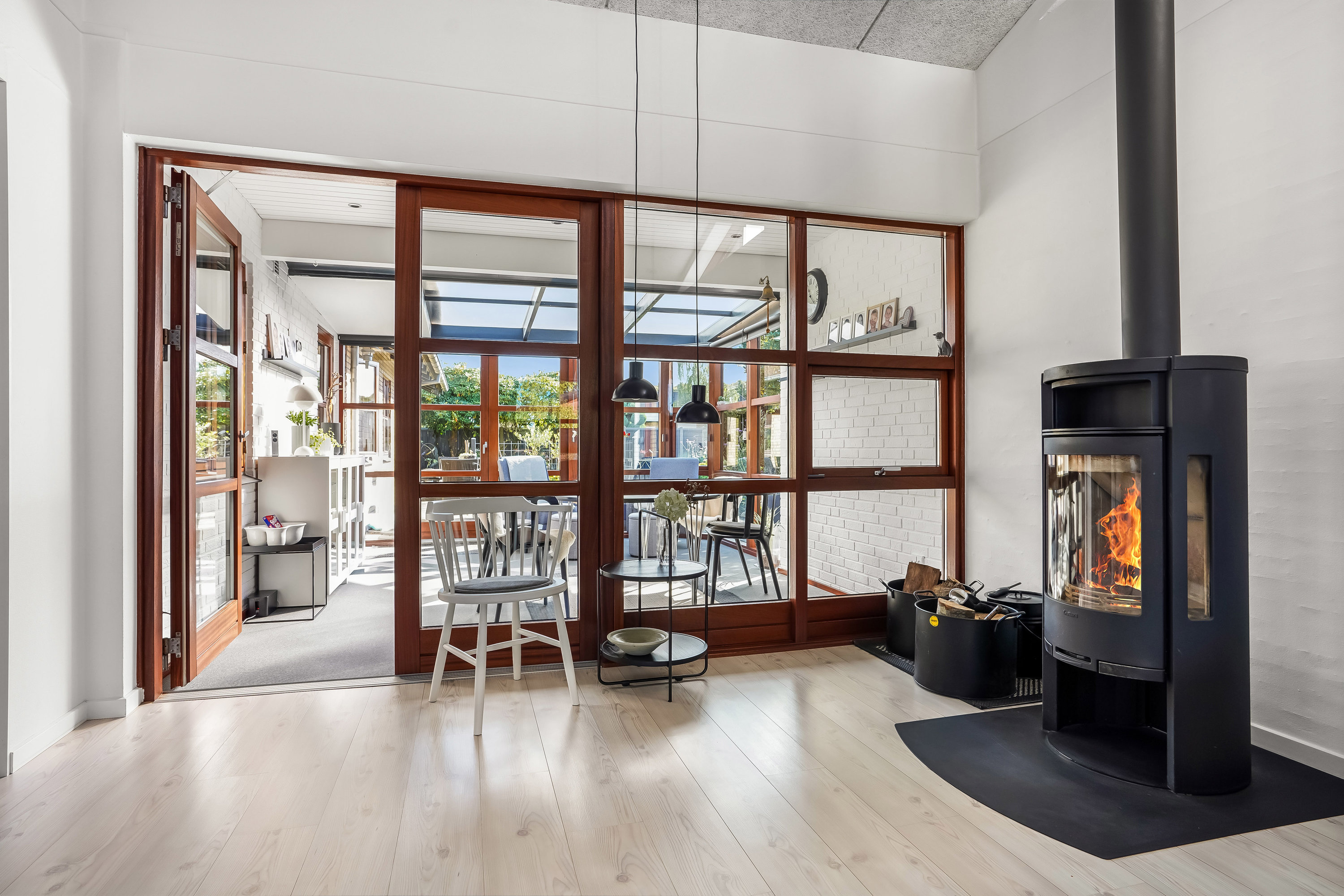 Fremhævet stue billede i fuldskærmstilstand. Billede af Ahornvej 1, 7200 Grindsted