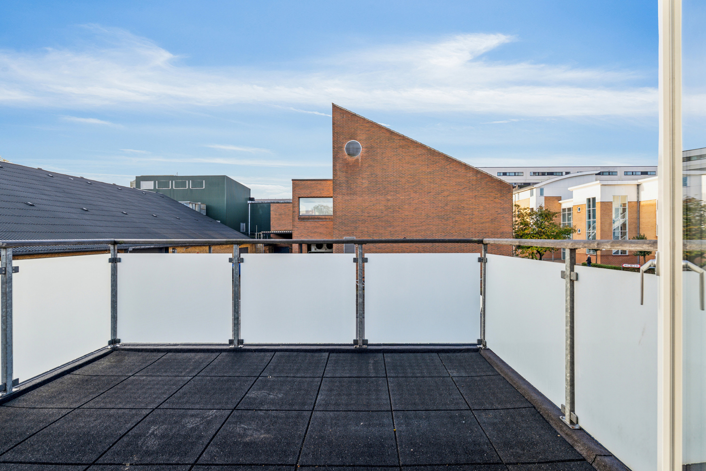 Fremhævet altan billede i fuldskærmstilstand. Billede af Kampmannsgade 7, 1., 7400 Herning