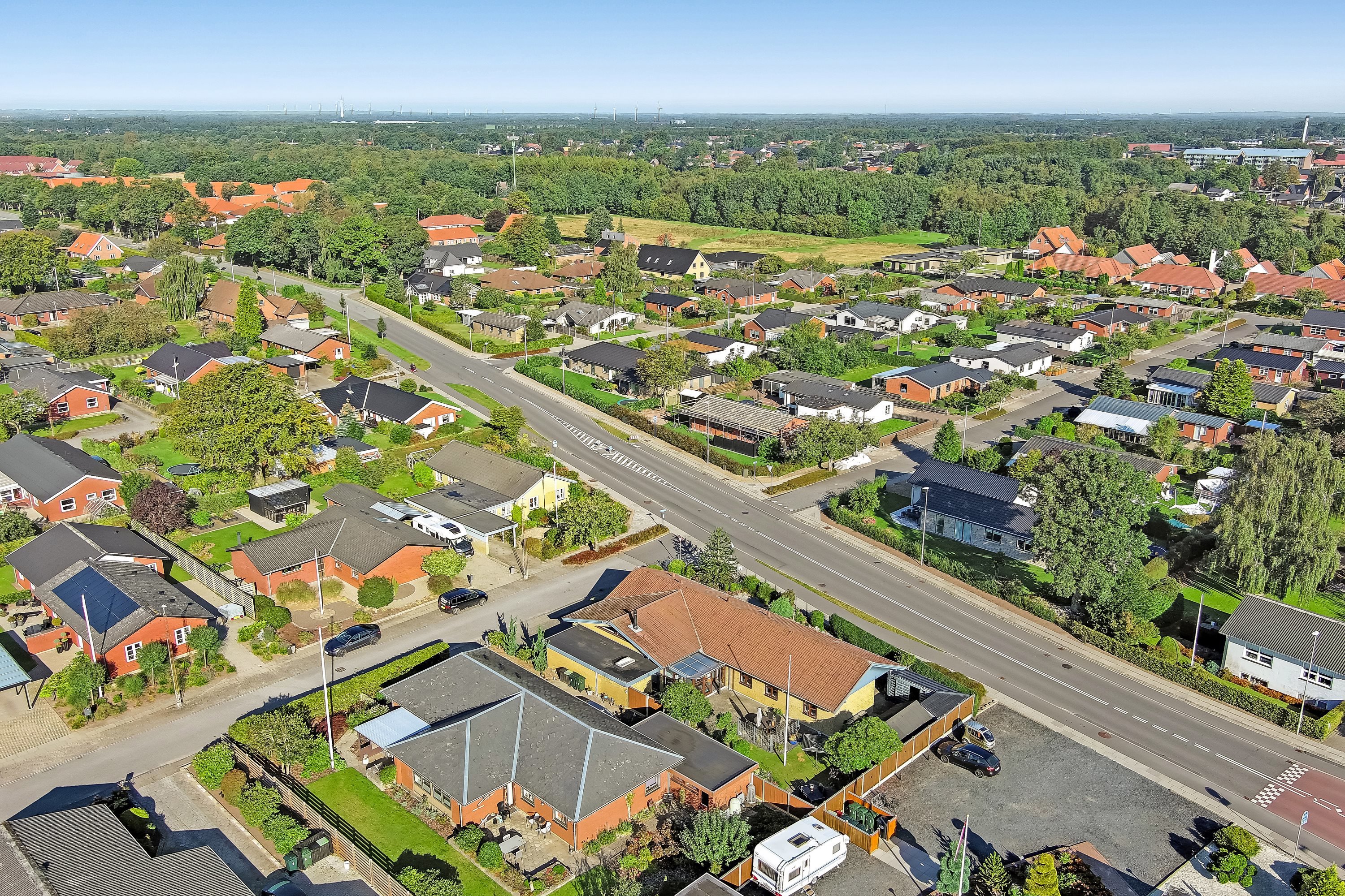 Fremhævet  billede i fuldskærmstilstand. Billede af Ahornvej 1, 7200 Grindsted