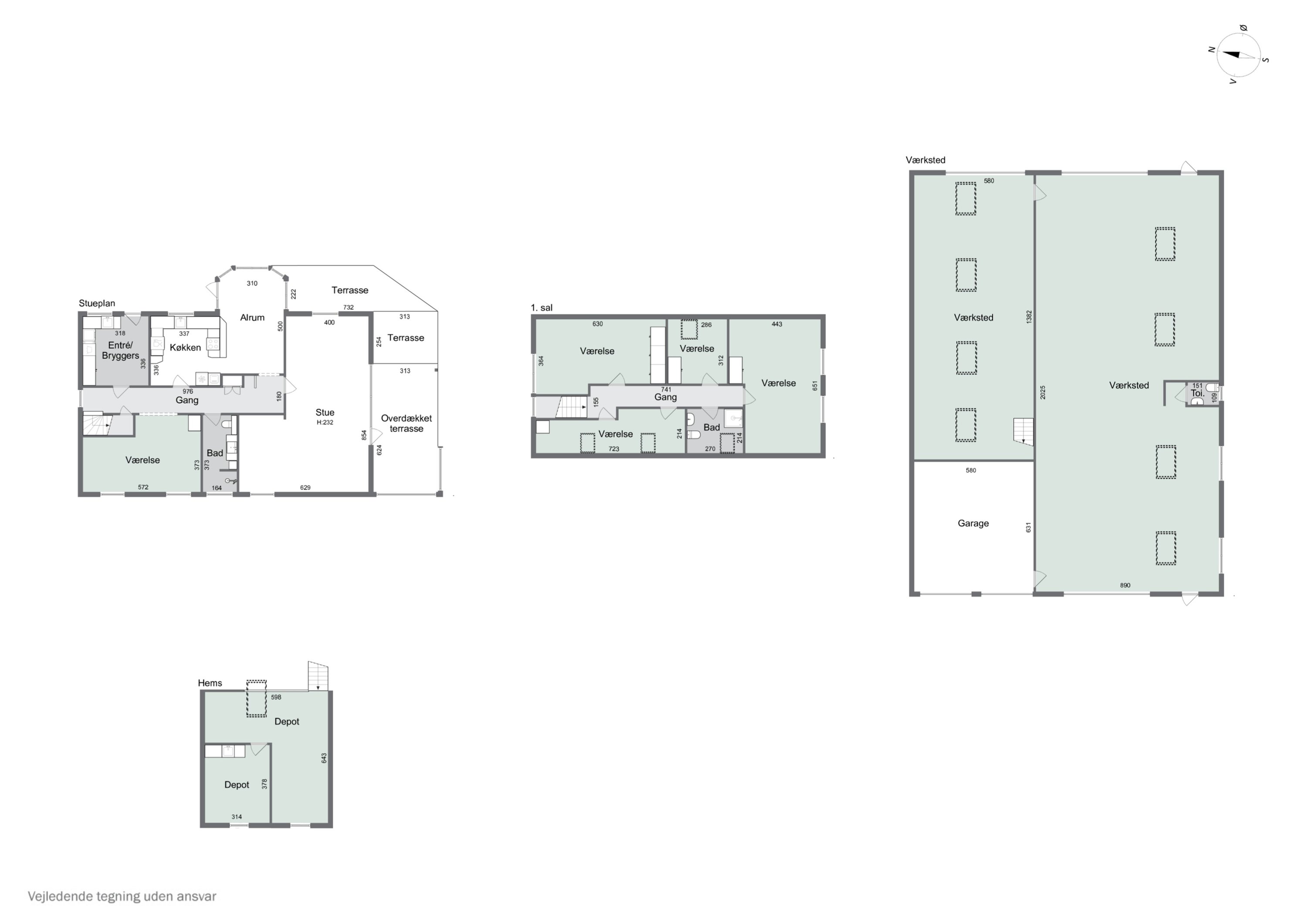 Plantegninger billede af Glaspustervej 7, 7730 Hanstholm