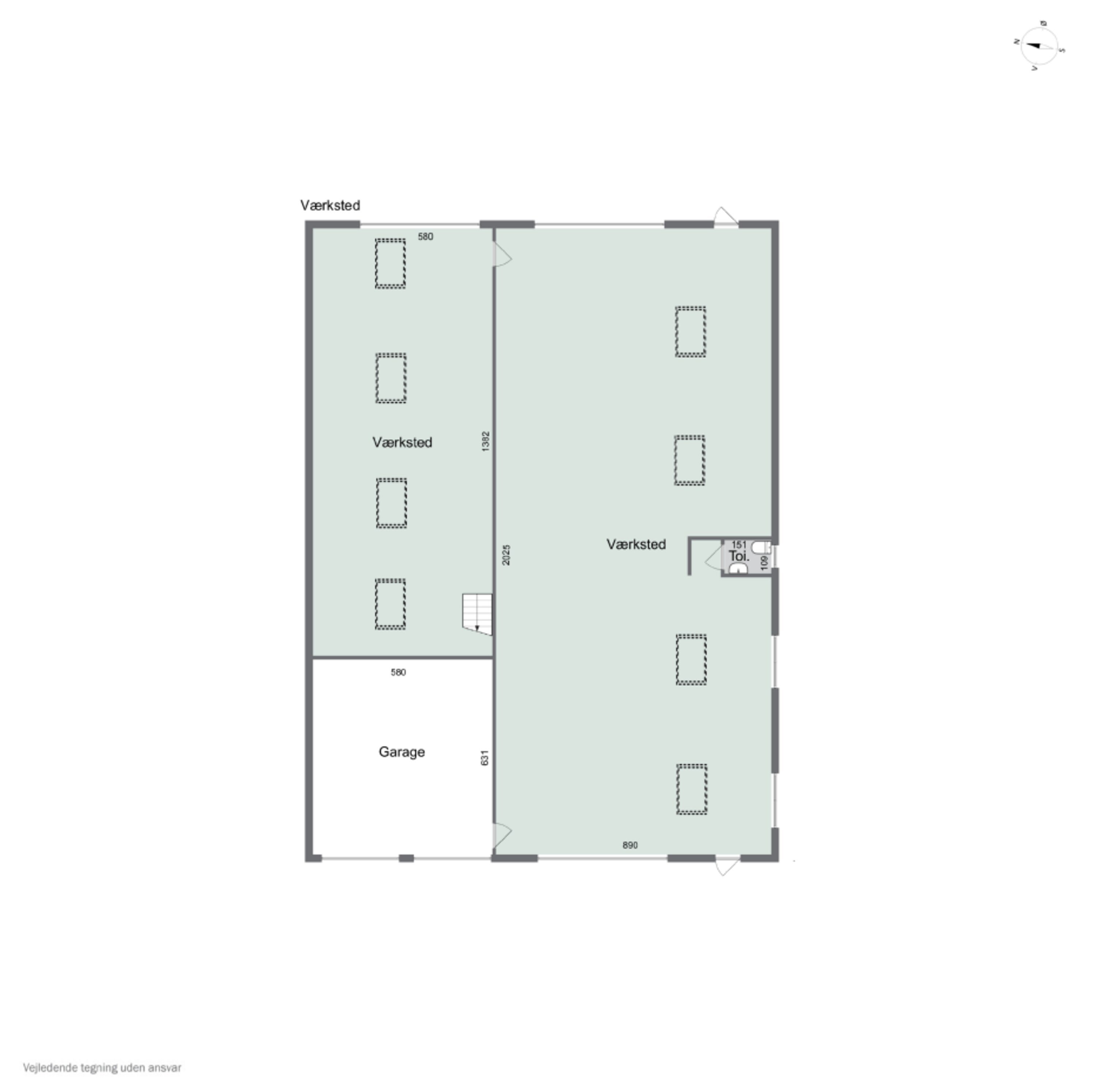 Plantegninger billede af Glaspustervej 7, 7730 Hanstholm