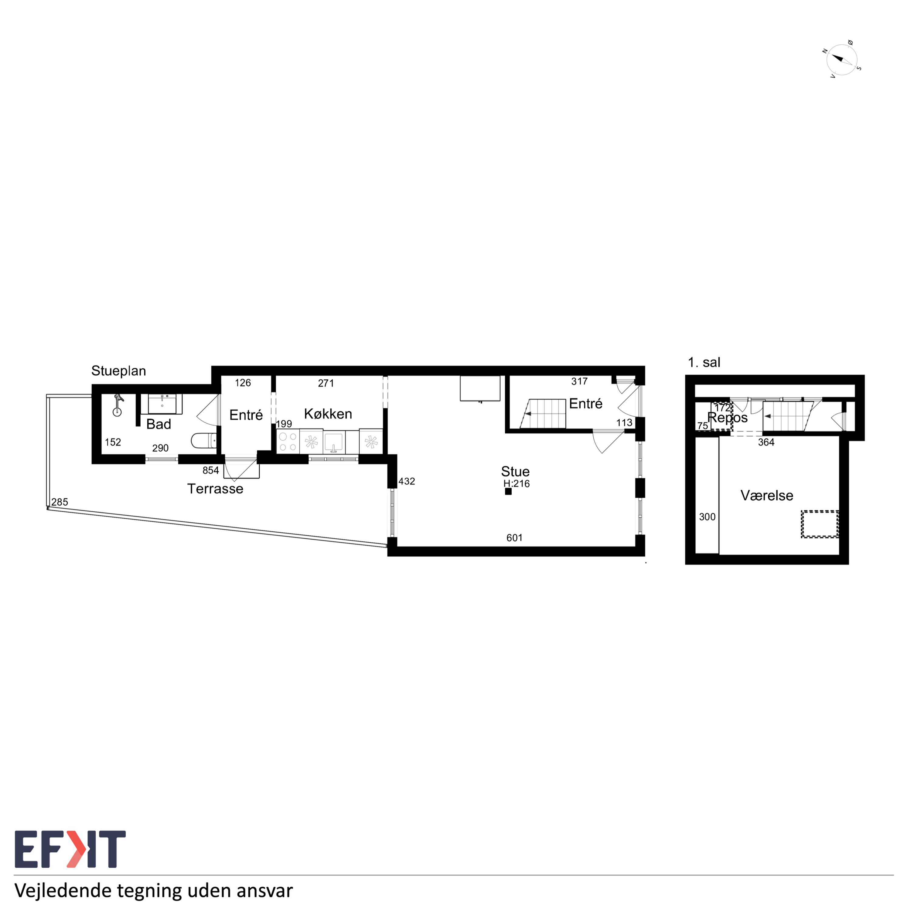 Plantegninger billede af Nørrebro 61, 5900 Rudkøbing