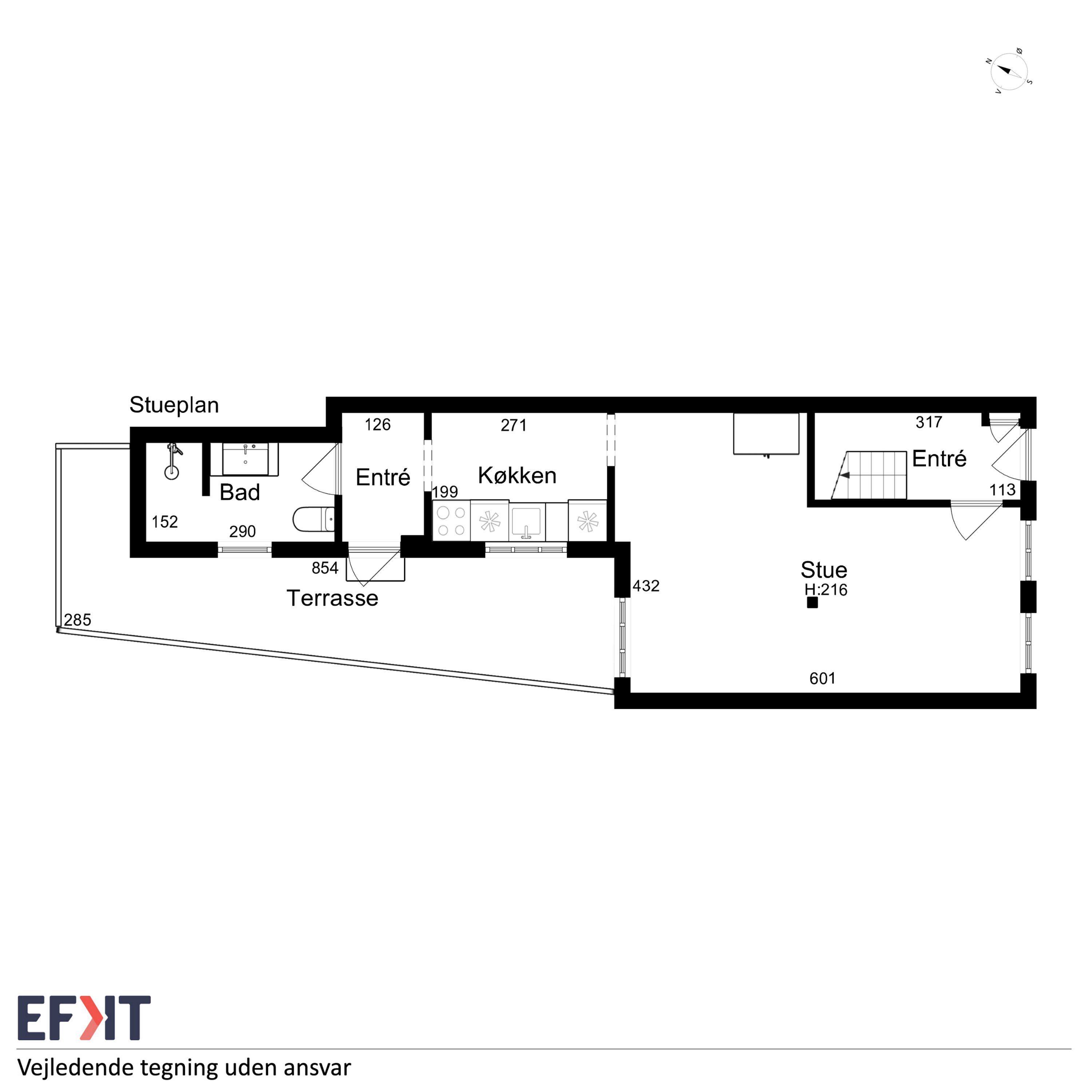 Plantegninger billede af Nørrebro 61, 5900 Rudkøbing