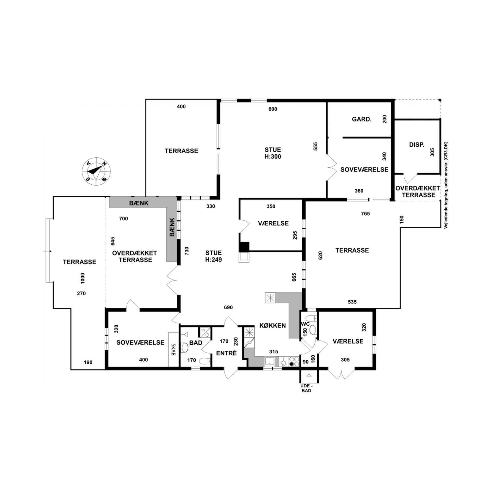 Plantegninger billede af Kildevænget 6, Kildekrog, 3100 Hornbæk