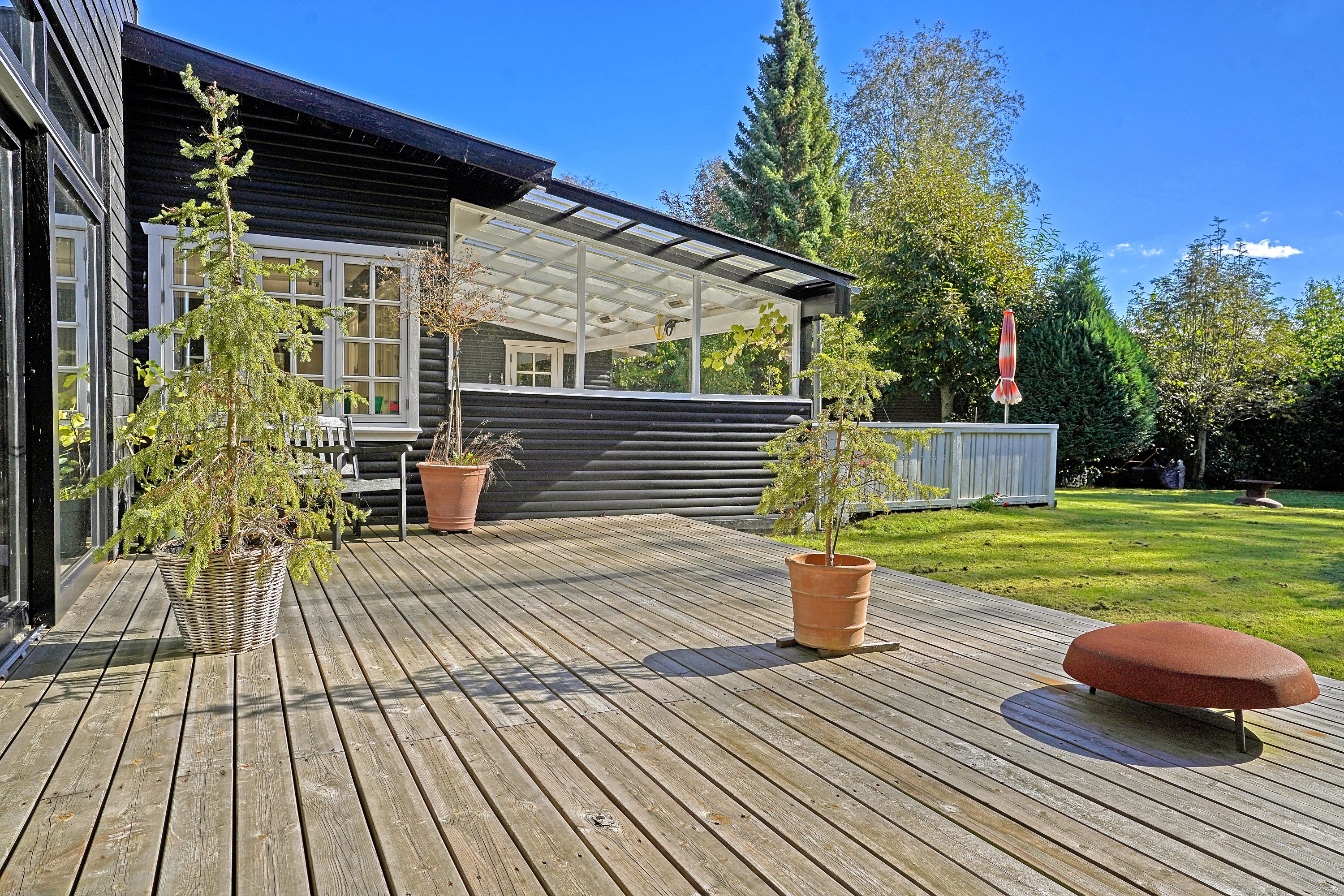 Miniaturebillede 1: terrasse. Billede af Kildevænget 6, Kildekrog, 3100 Hornbæk