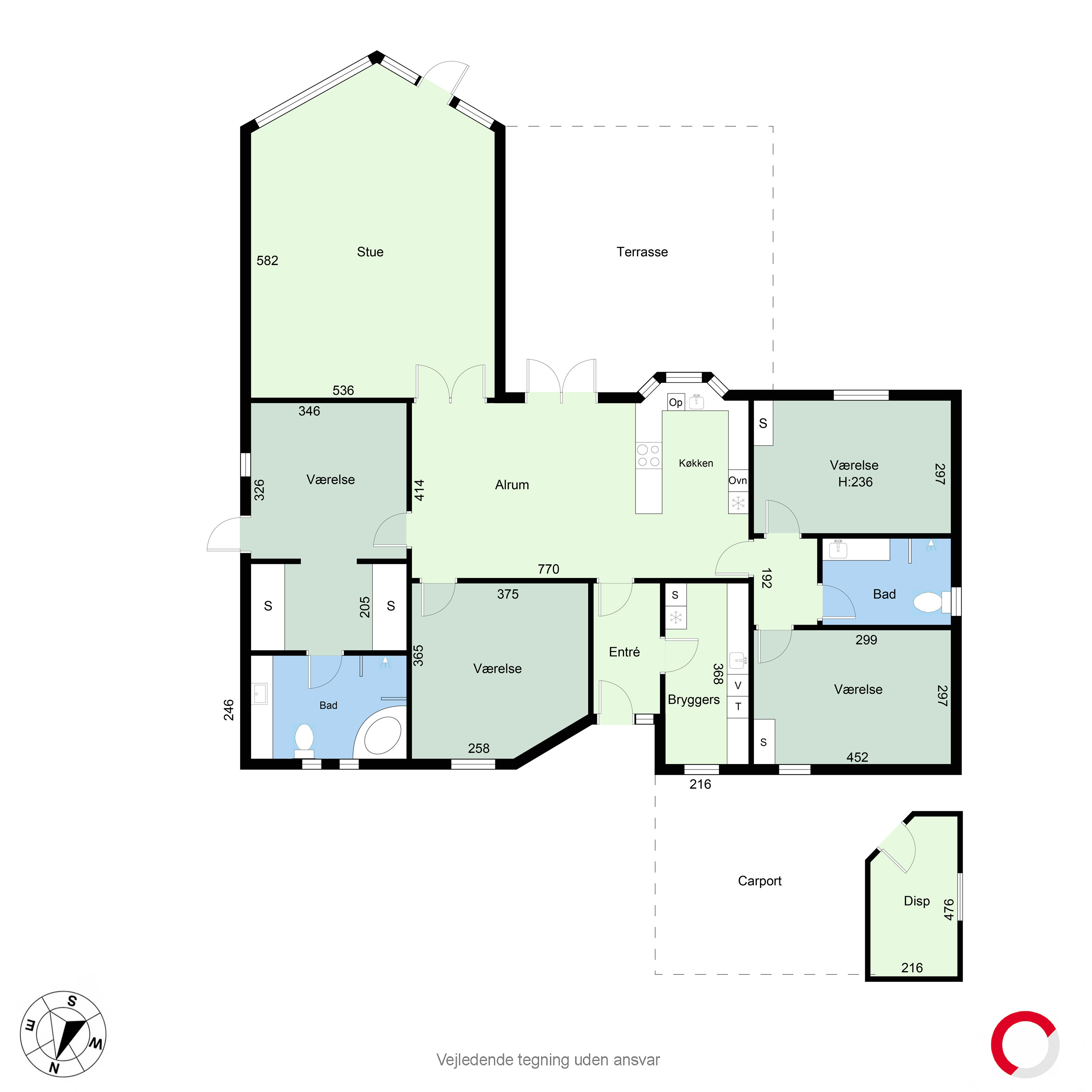 Plantegninger billede af Helenelyst 63, 8220 Brabrand