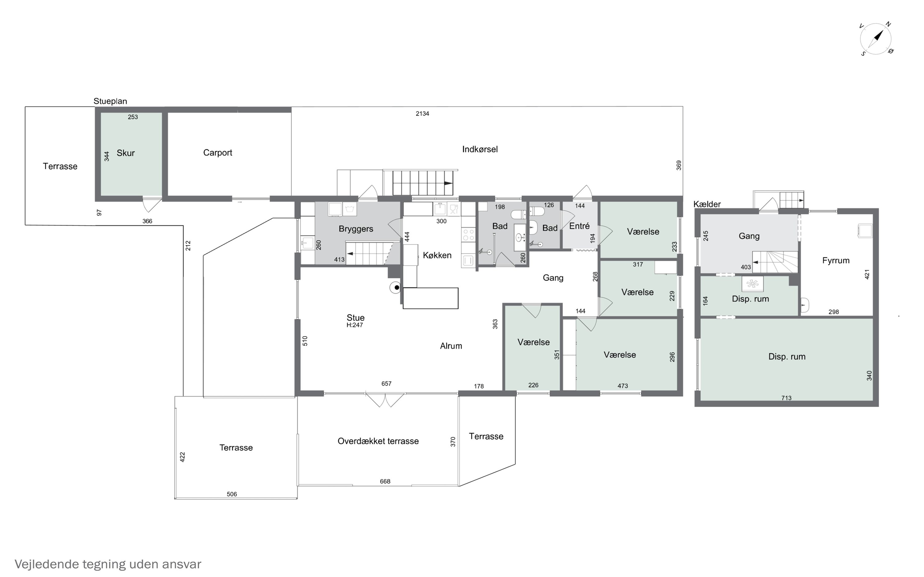 Plantegninger billede af Kildebakkevej 12, 4200 Slagelse