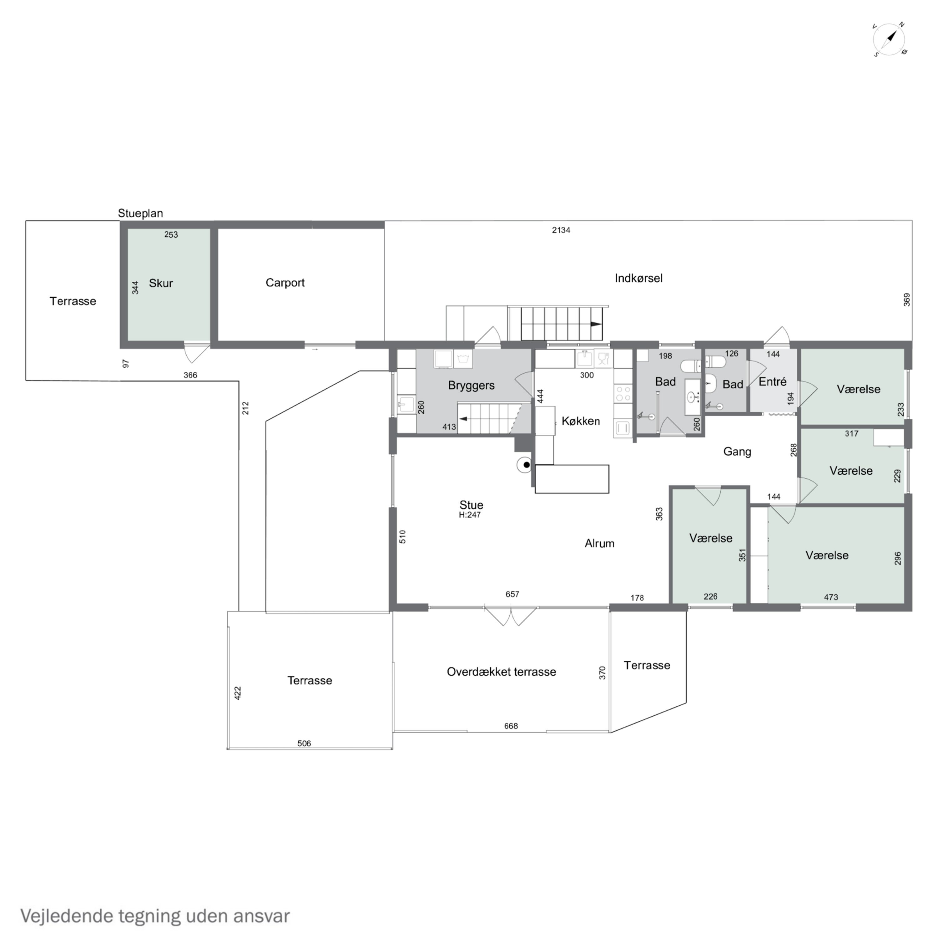 Plantegninger billede af Kildebakkevej 12, 4200 Slagelse