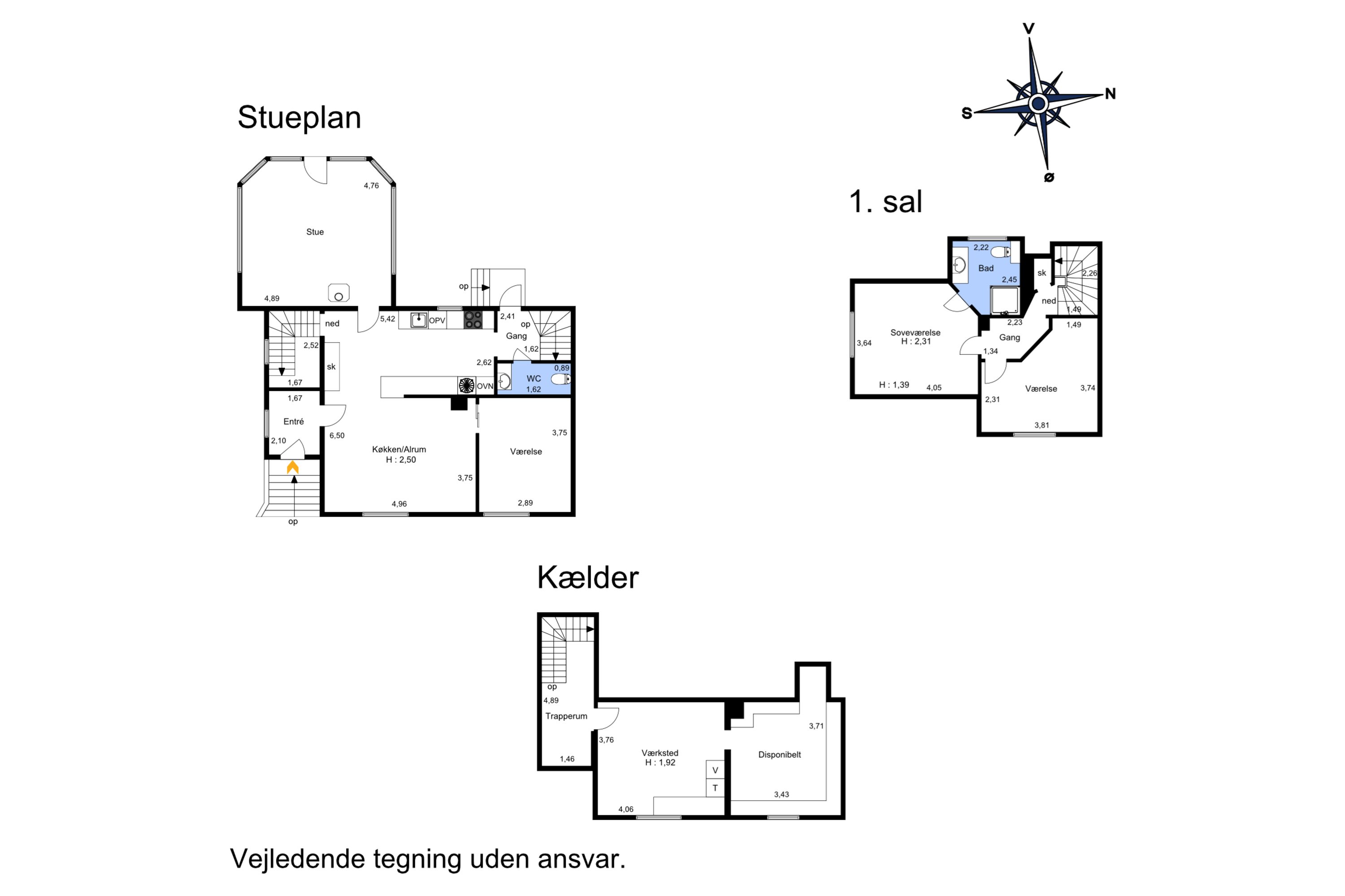 Plantegninger billede af Holmsgårdsvej 12, 8960 Randers SØ