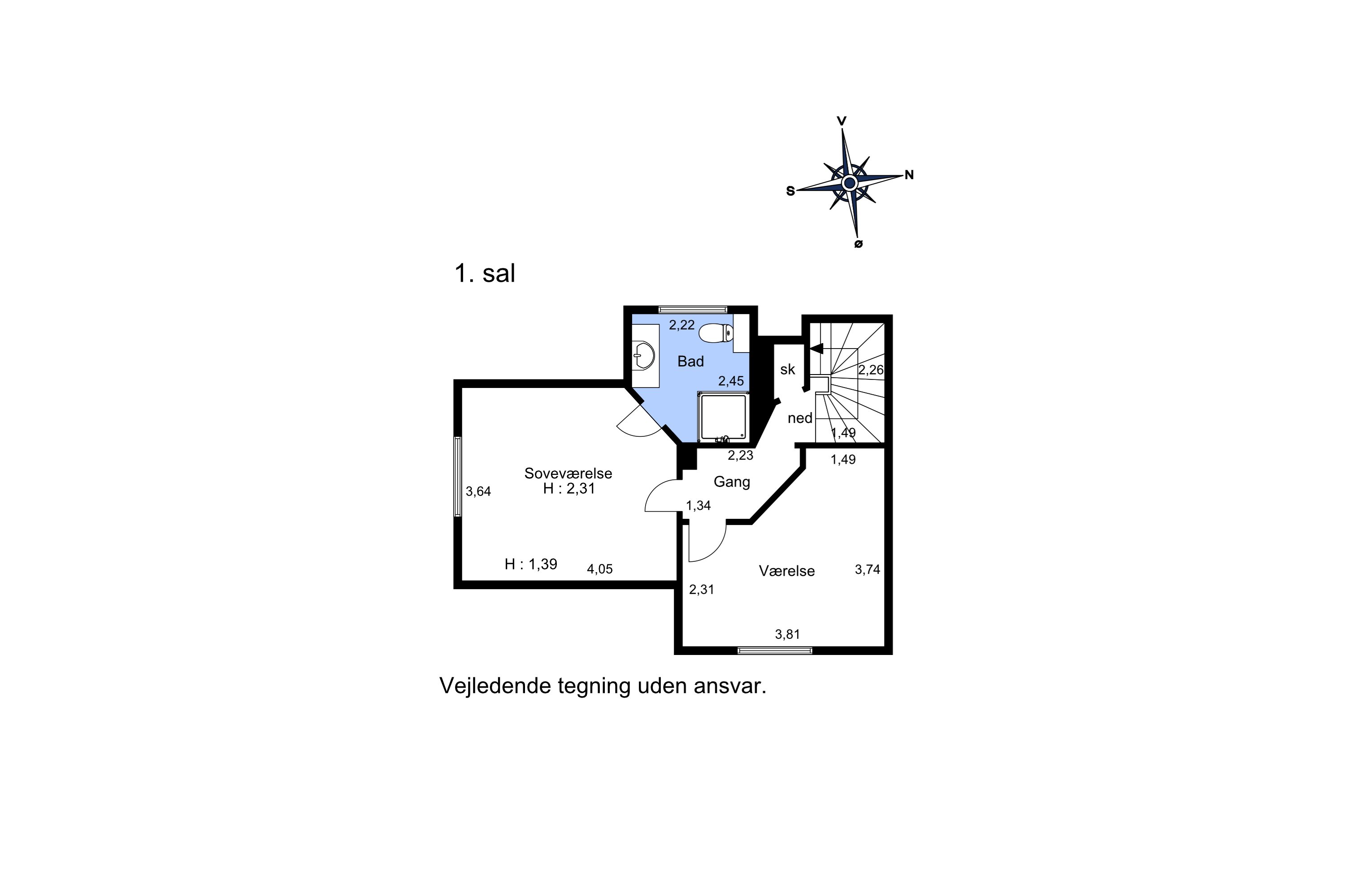 Plantegninger billede af Holmsgårdsvej 12, 8960 Randers SØ