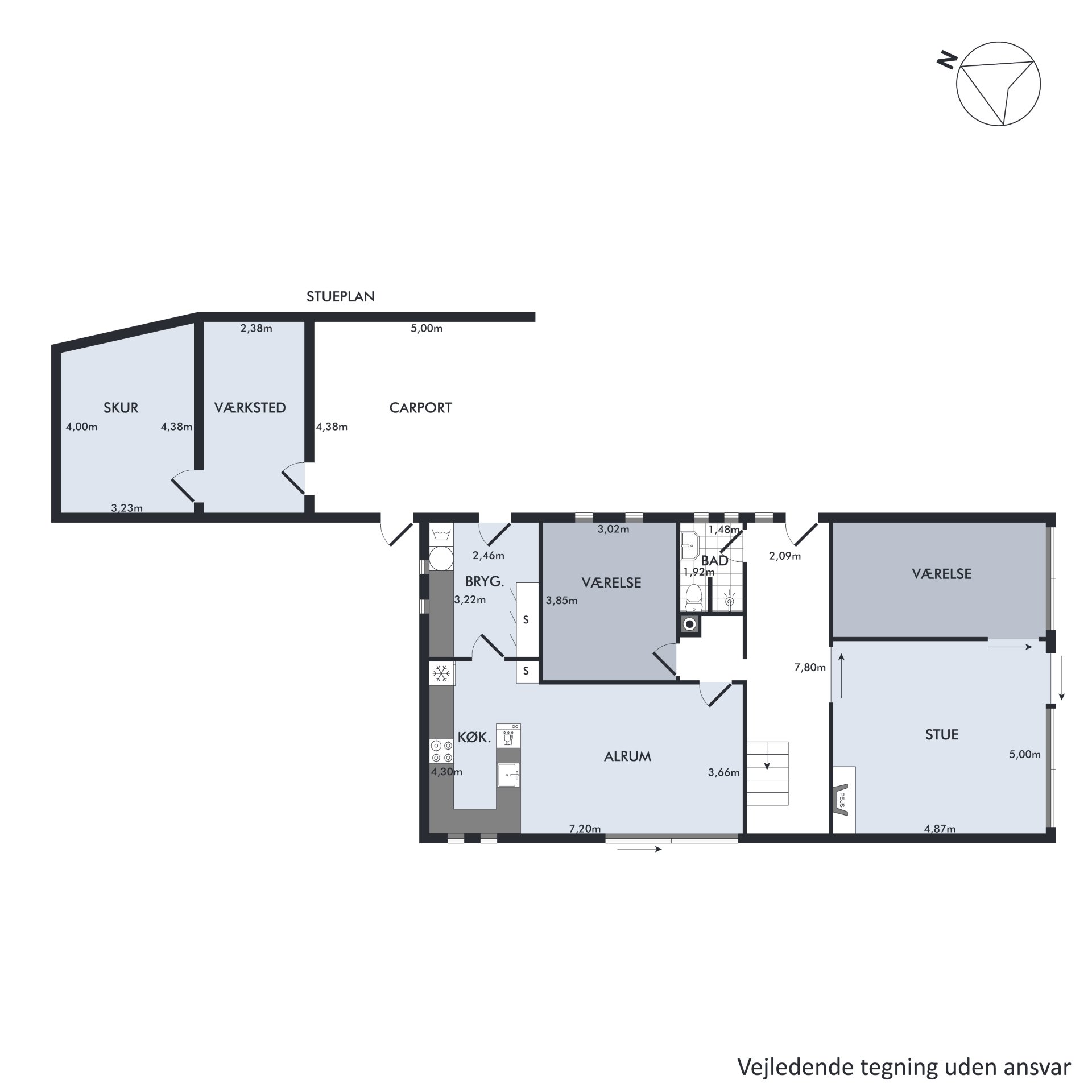 Plantegninger billede af Humlevej 23, 8240 Risskov