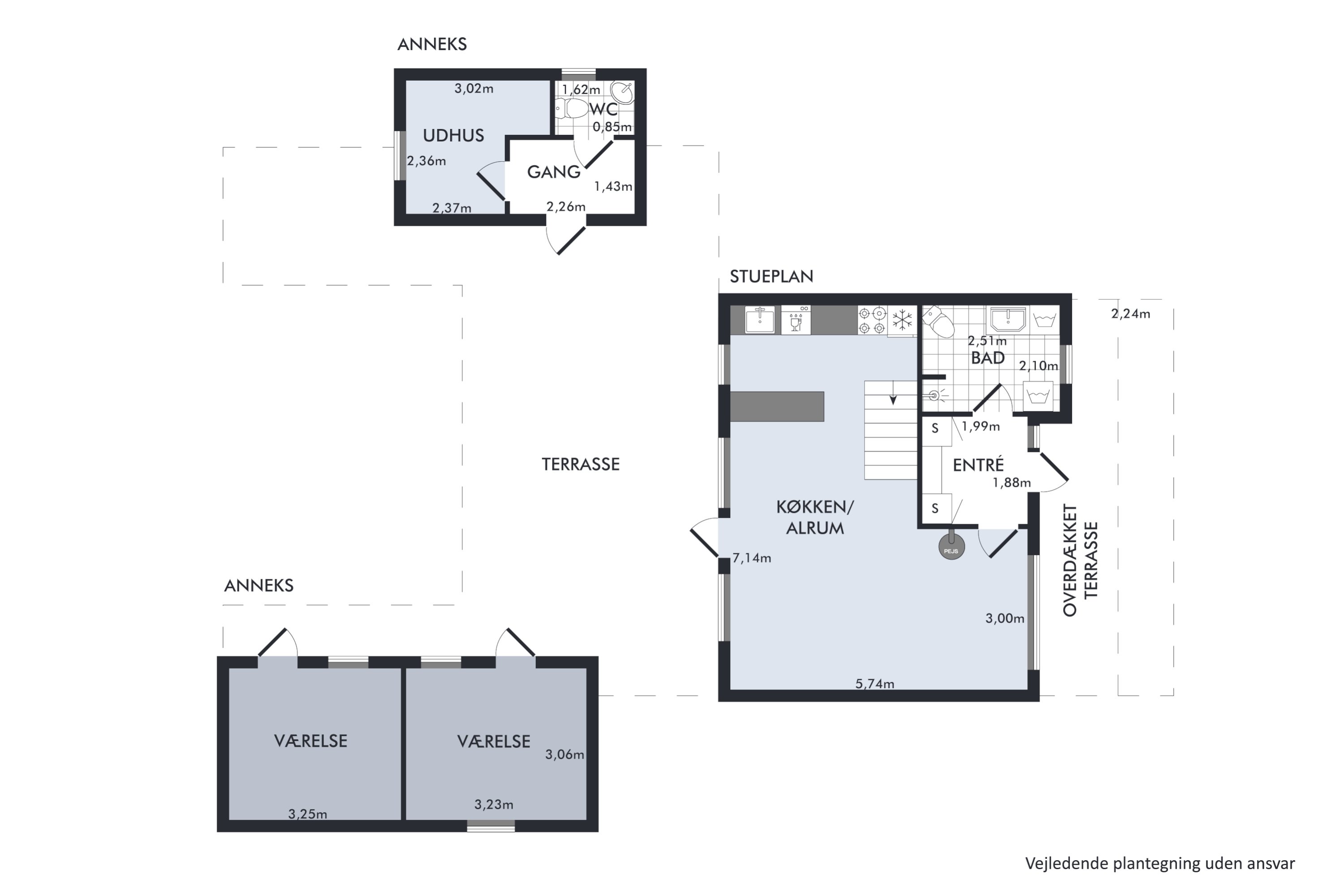 Plantegninger billede af Møllevænget 5, Øster Hurup, 9560 Hadsund
