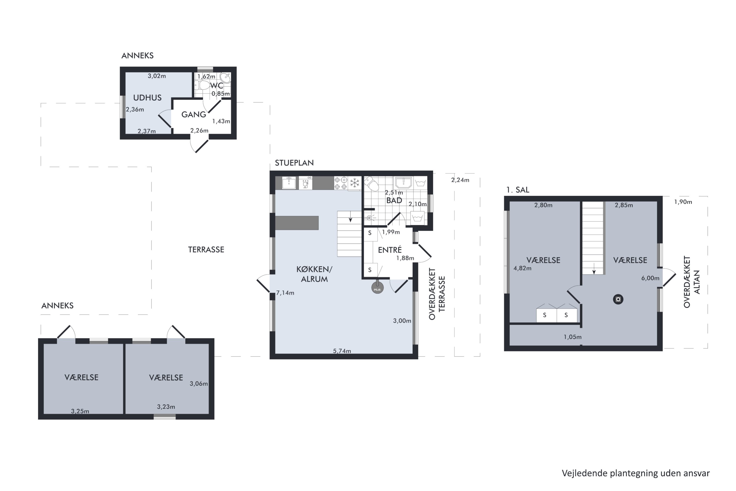 Plantegninger billede af Møllevænget 5, Øster Hurup, 9560 Hadsund