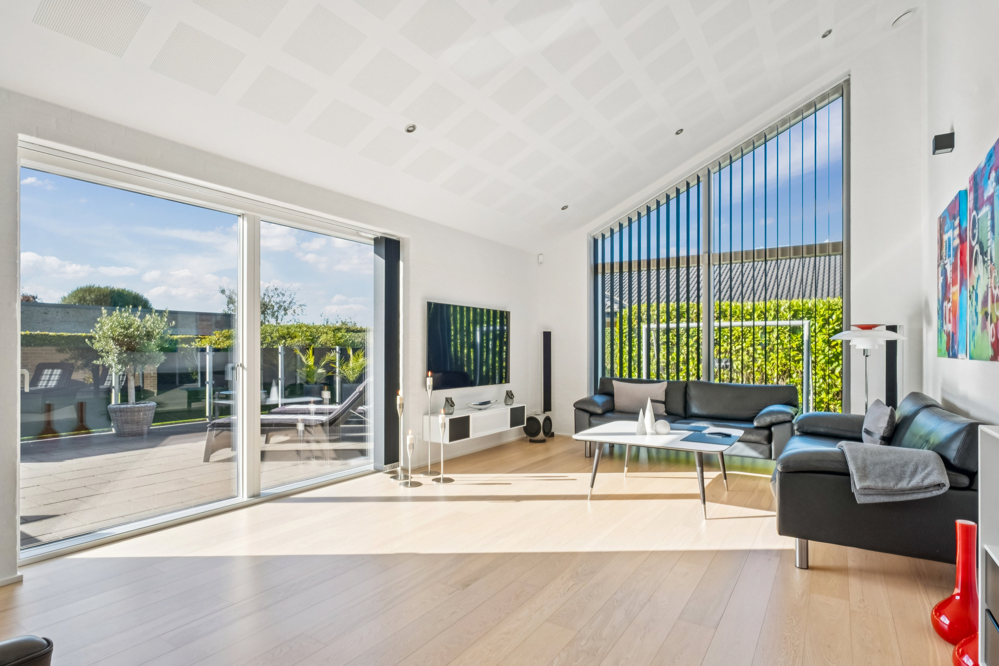 Fremhævet stue billede i fuldskærmstilstand. Billede af Straussvej 6, 8920 Randers NV