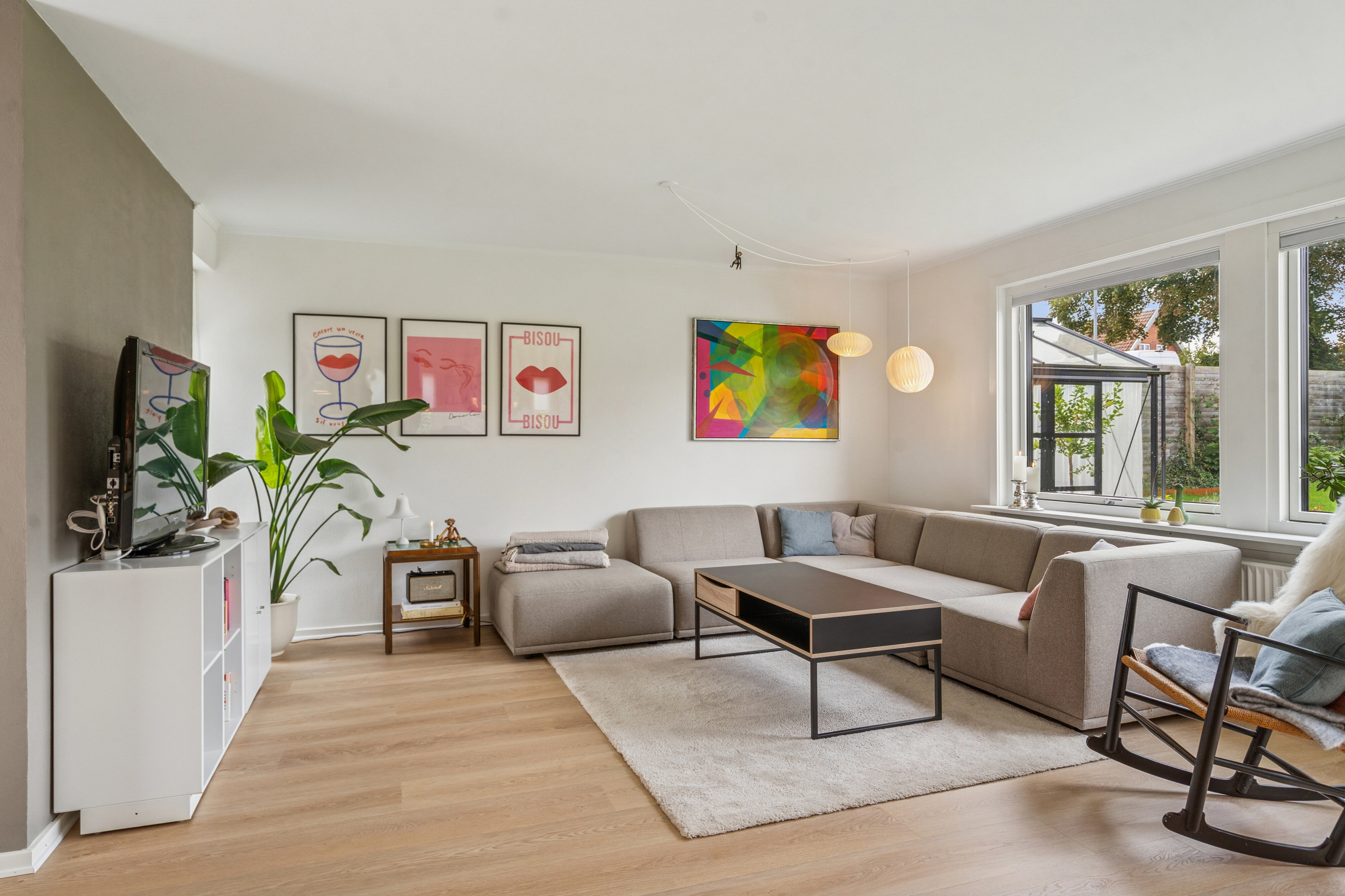 Fremhævet stue billede i fuldskærmstilstand. Billede af Lumbyvej 55, 5000 Odense C