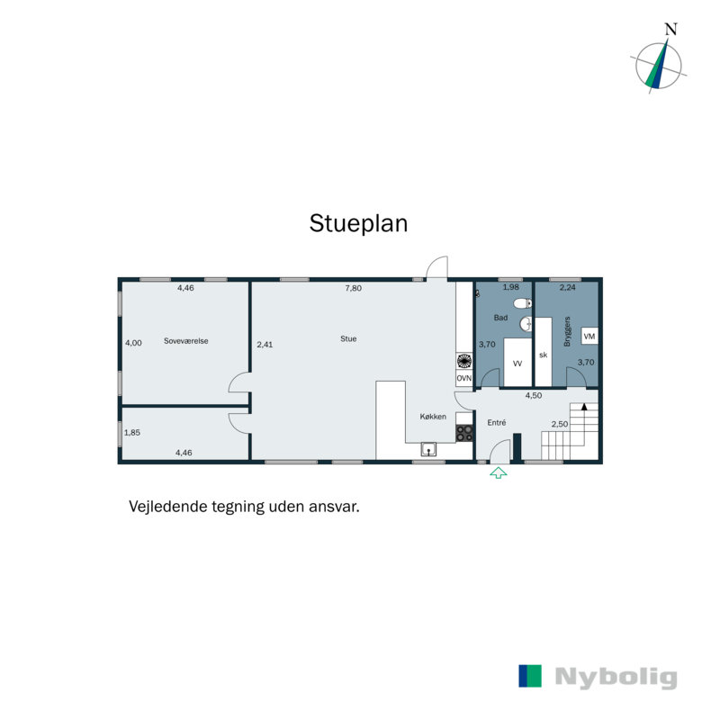 Plantegninger billede af Korsbækdal 4, 7150 Barrit