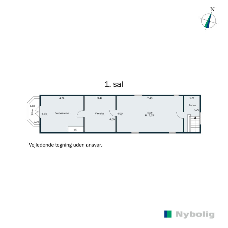 Plantegninger billede af Korsbækdal 4, 7150 Barrit