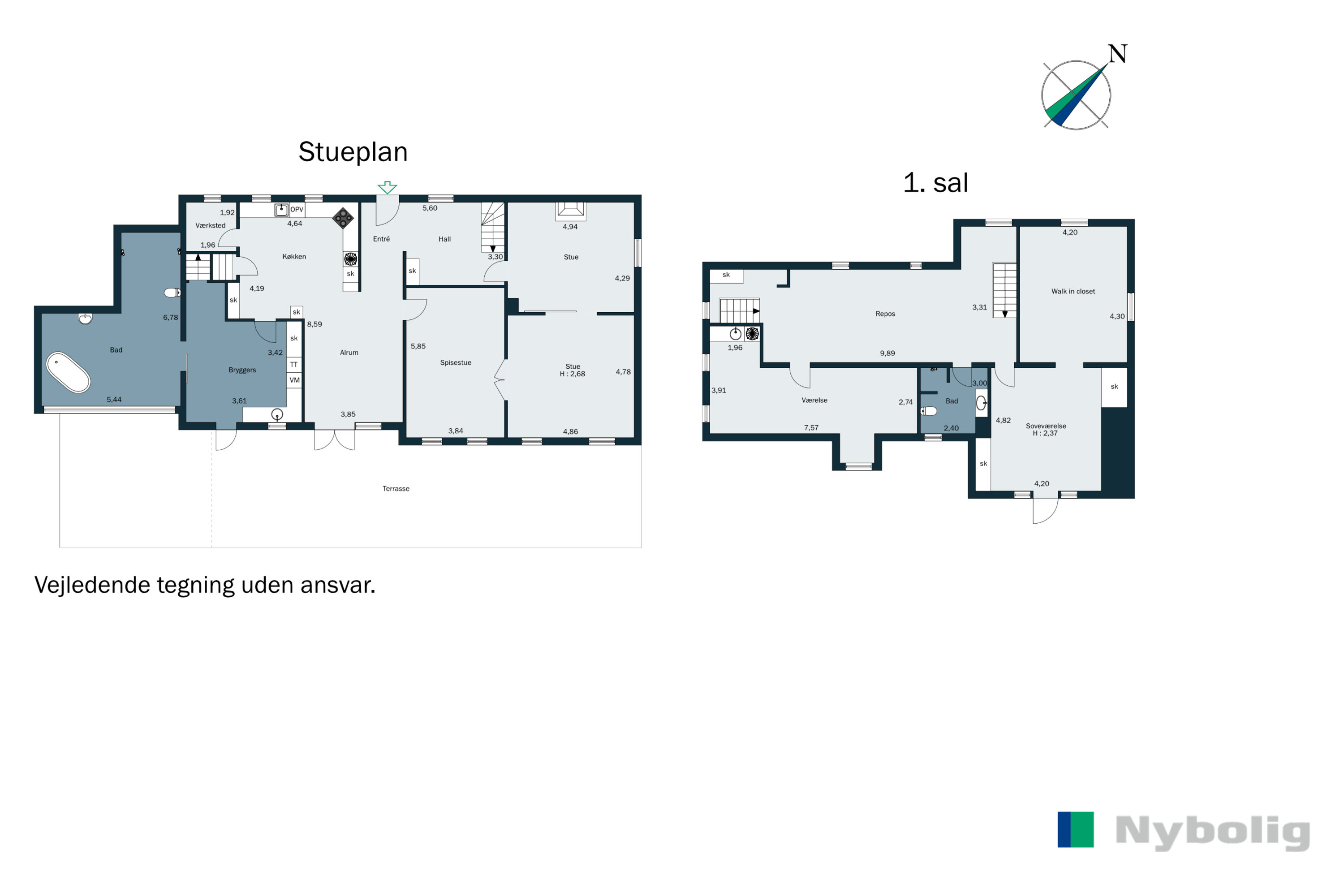 Plantegninger billede af Søndergade 23, 8783 Hornsyld