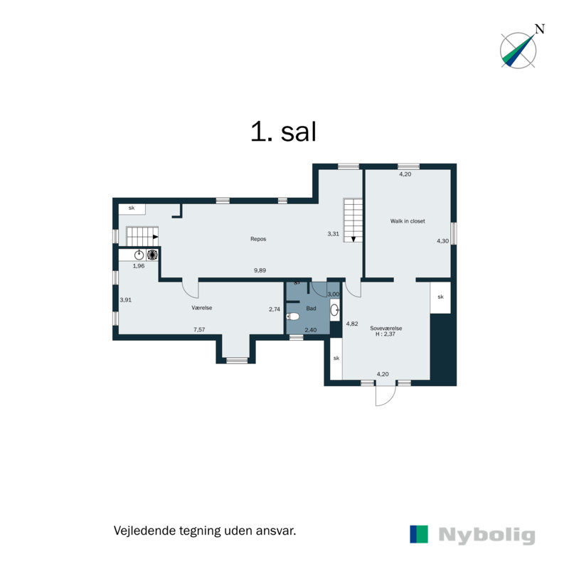 Plantegninger billede af Søndergade 23, 8783 Hornsyld