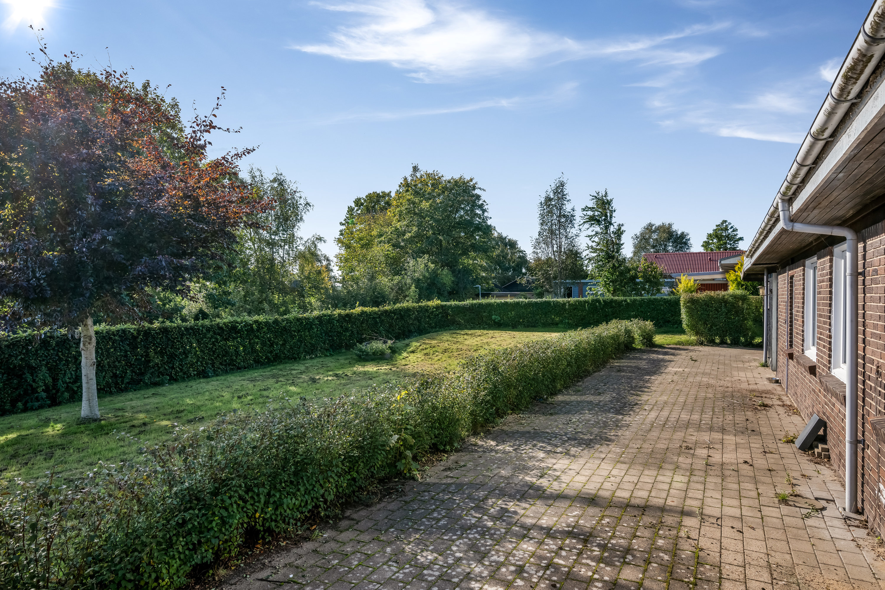 Fremhævet terrasse  billede i fuldskærmstilstand. Billede af Kildevej 10, 6971 Spjald