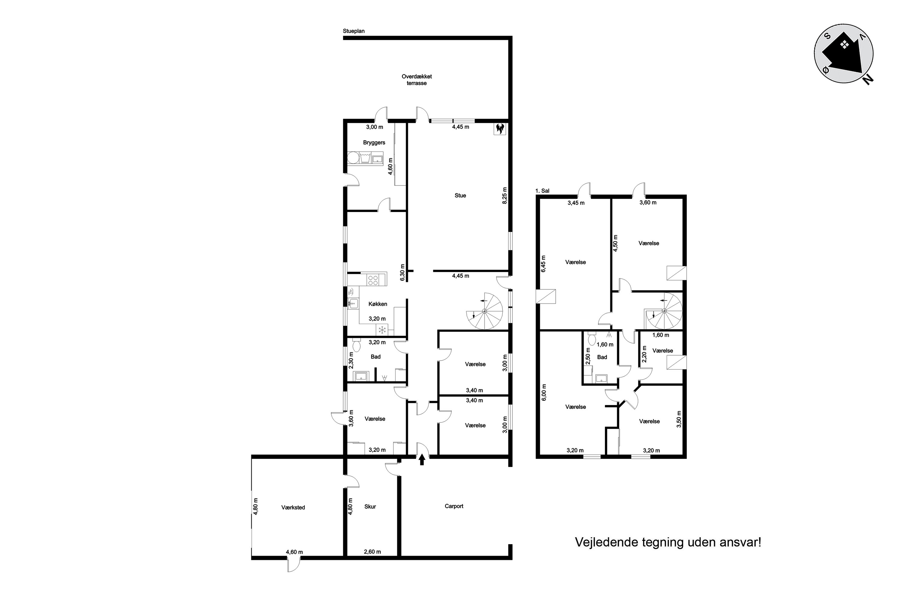 Plantegninger billede af Kildevej 10, 6971 Spjald