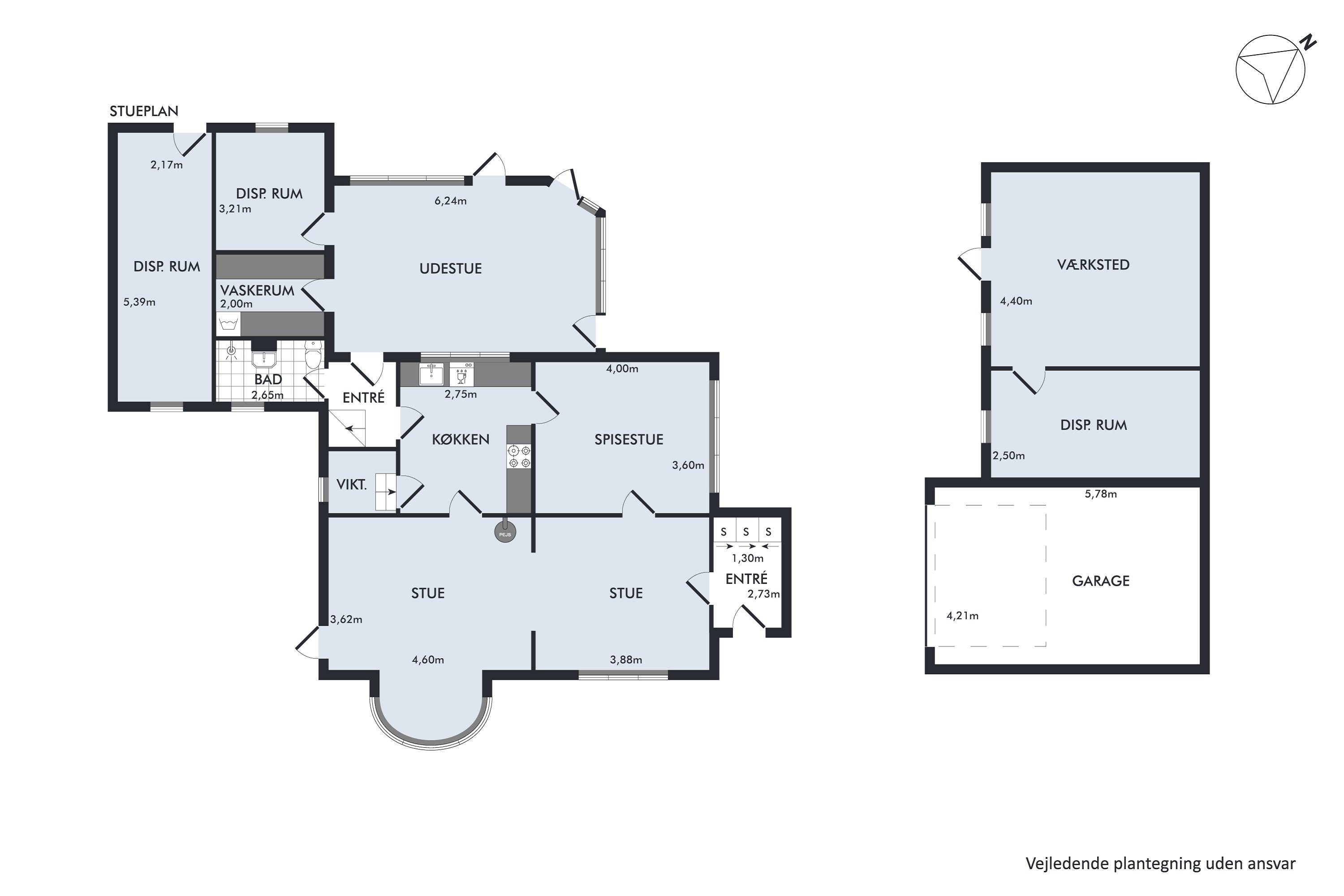 Plantegninger billede af Gl. Landevej 139, Ryaa, 9440 Aabybro