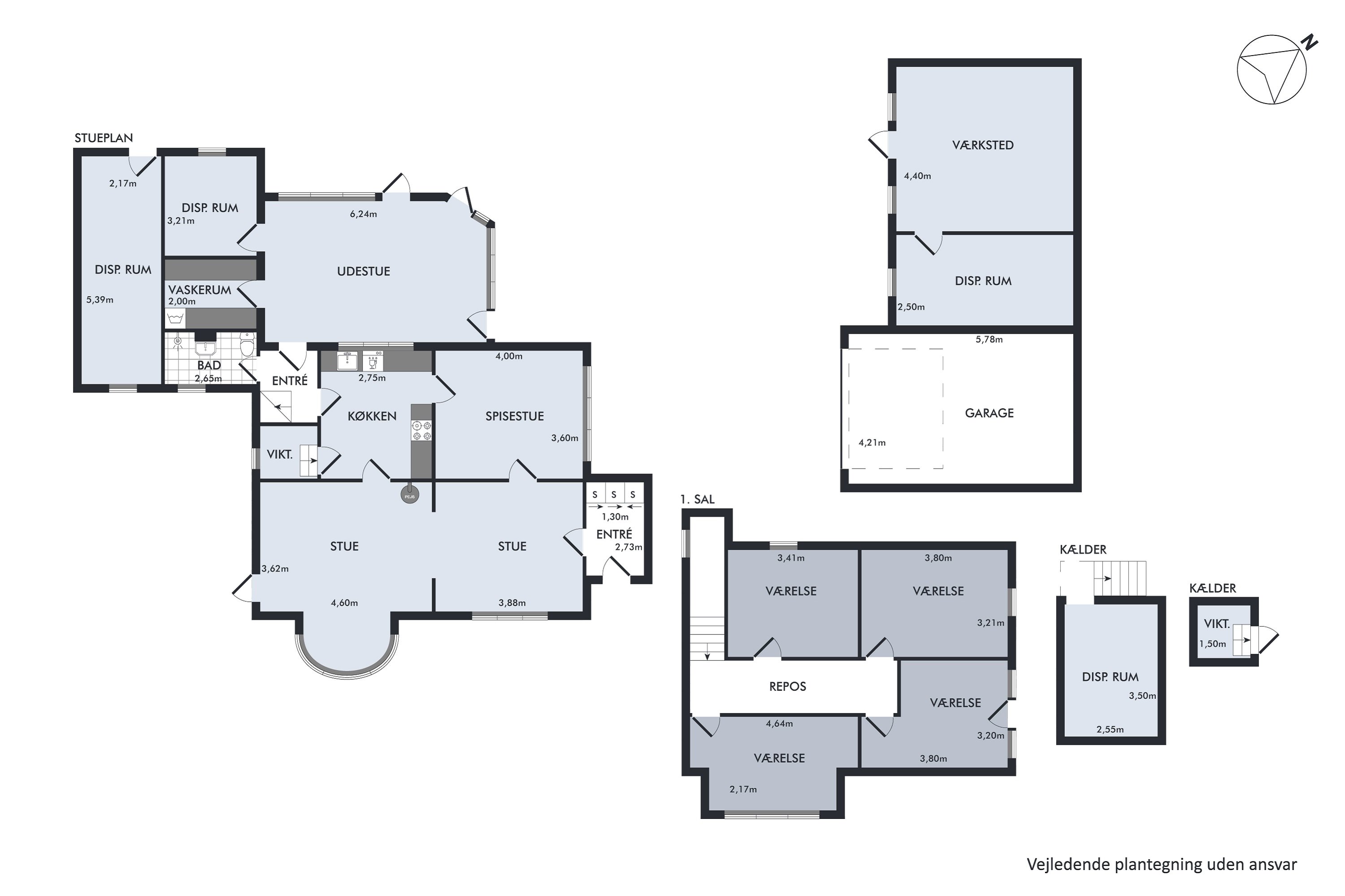 Plantegninger billede af Gl. Landevej 139, Ryaa, 9440 Aabybro