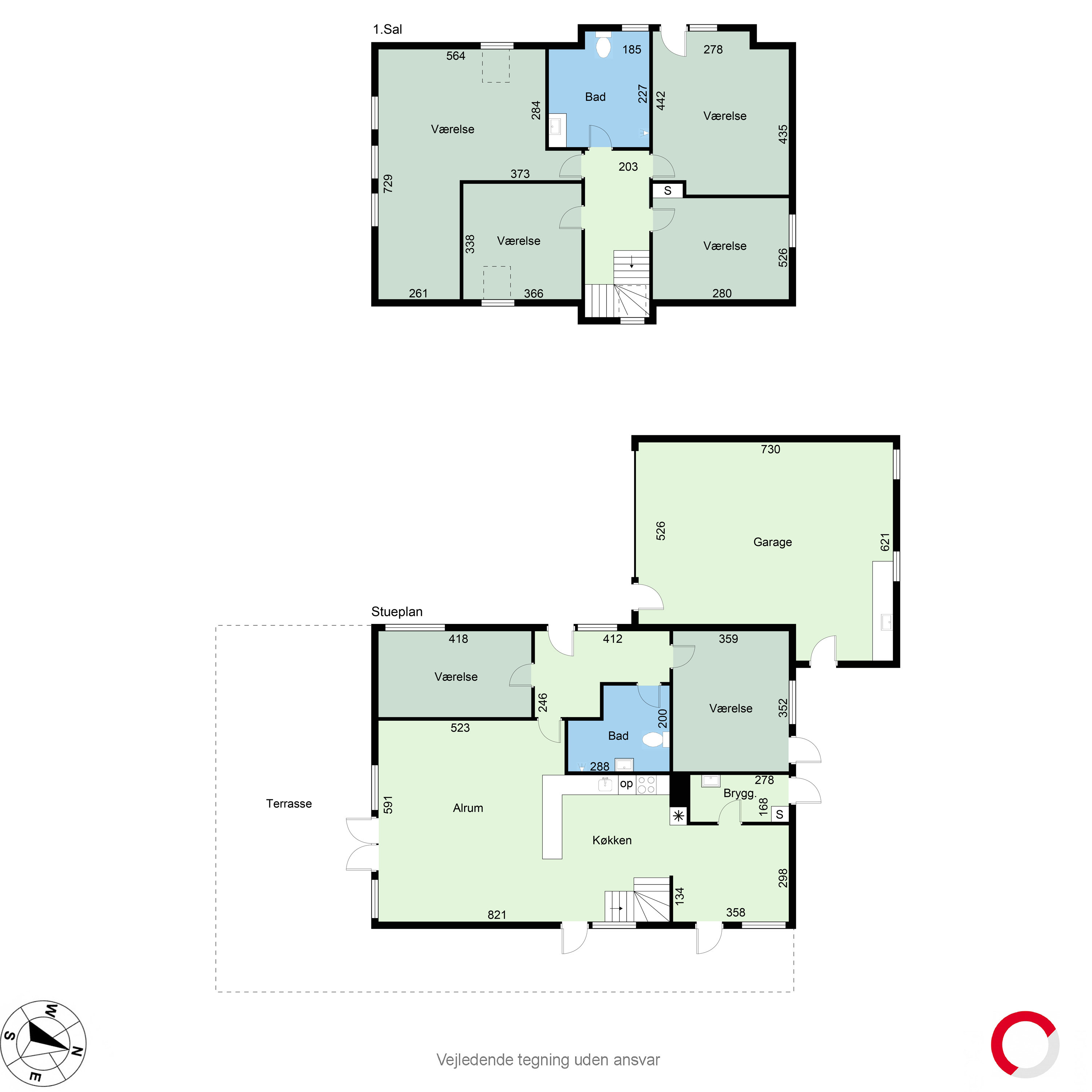 Plantegninger billede af Tunøvej 20, Skovby, 8464 Galten