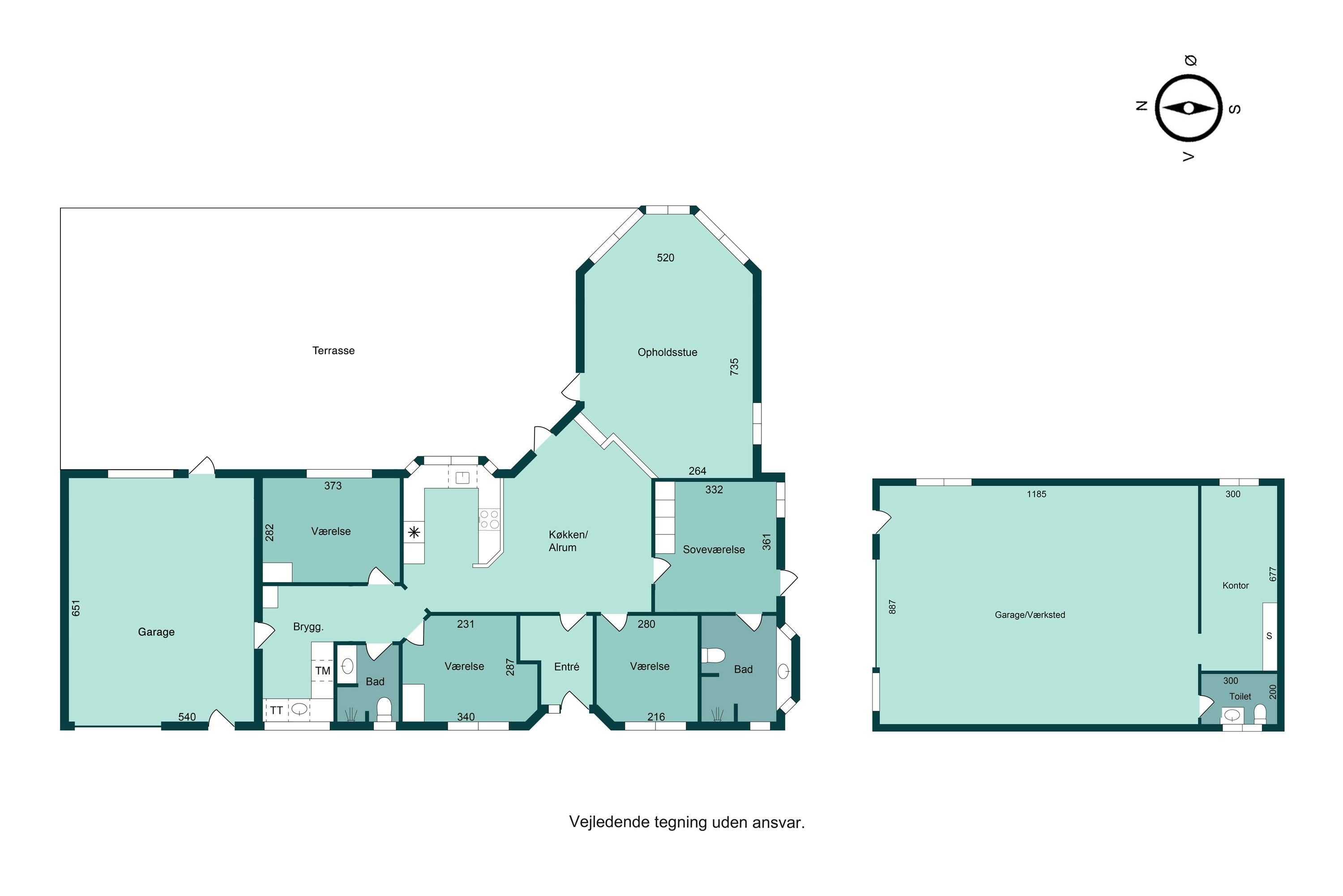 Plantegninger billede af Torvegade 123D, 7160 Tørring