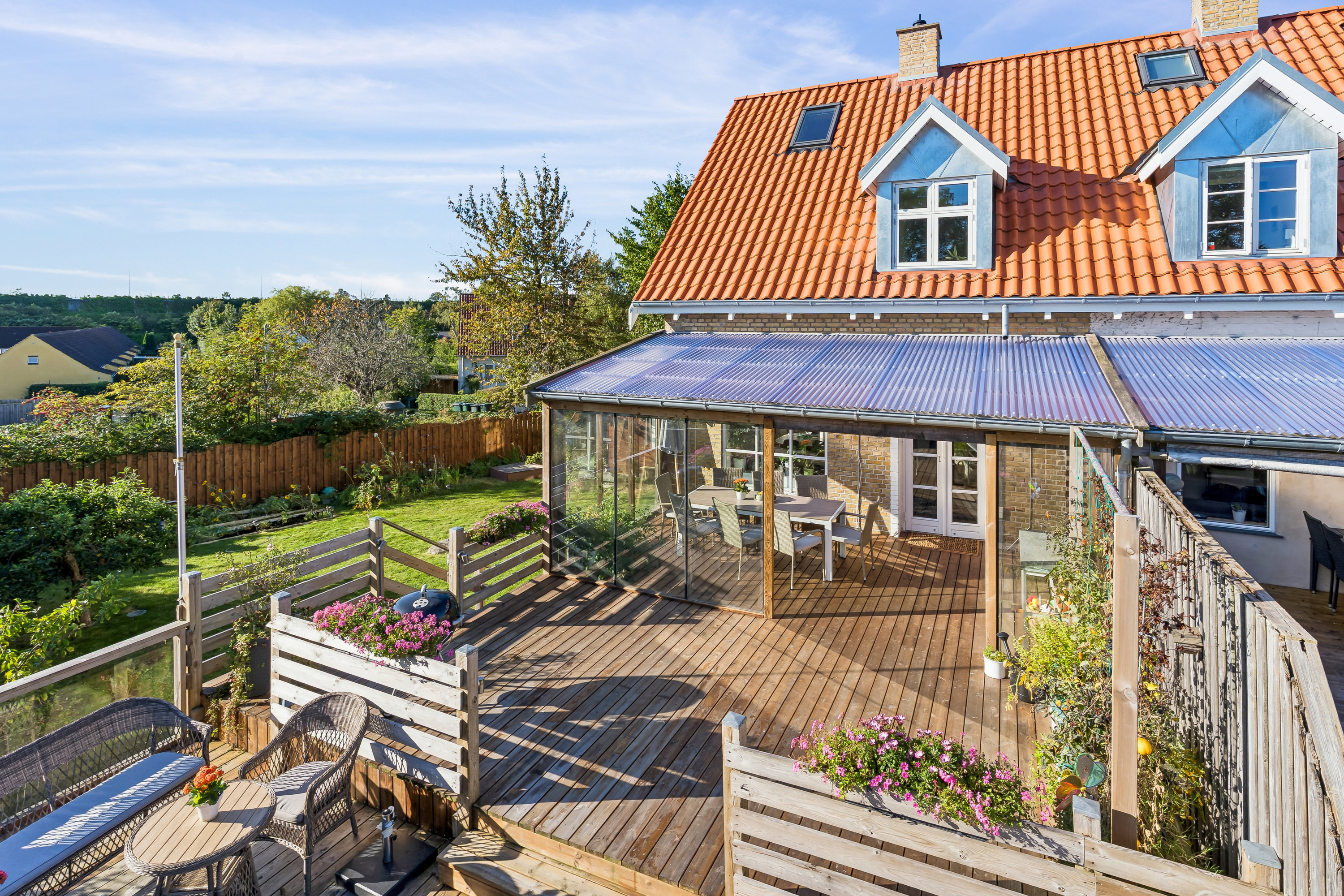 Fremhævet luftfoto billede i fuldskærmstilstand. Billede af Kornmarken 31, 2880 Bagsværd