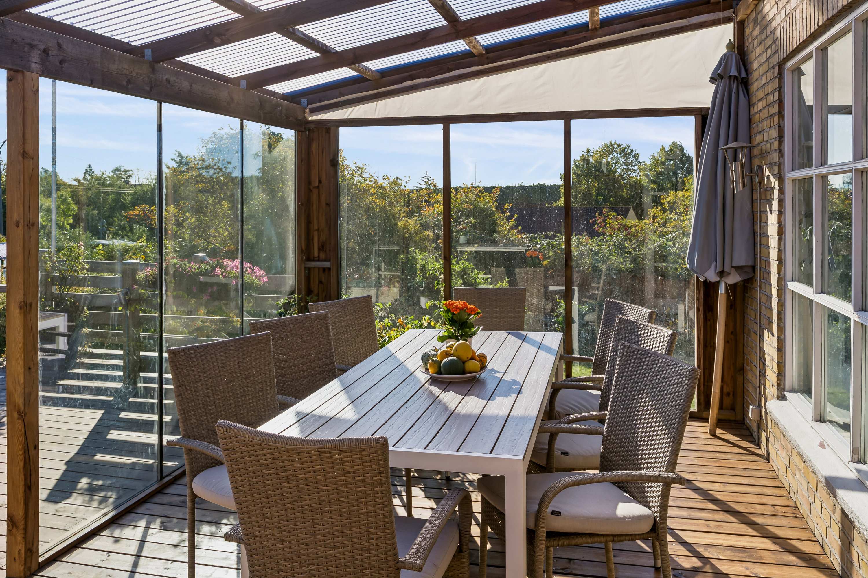 Fremhævet terrasse billede i fuldskærmstilstand. Billede af Kornmarken 31, 2880 Bagsværd